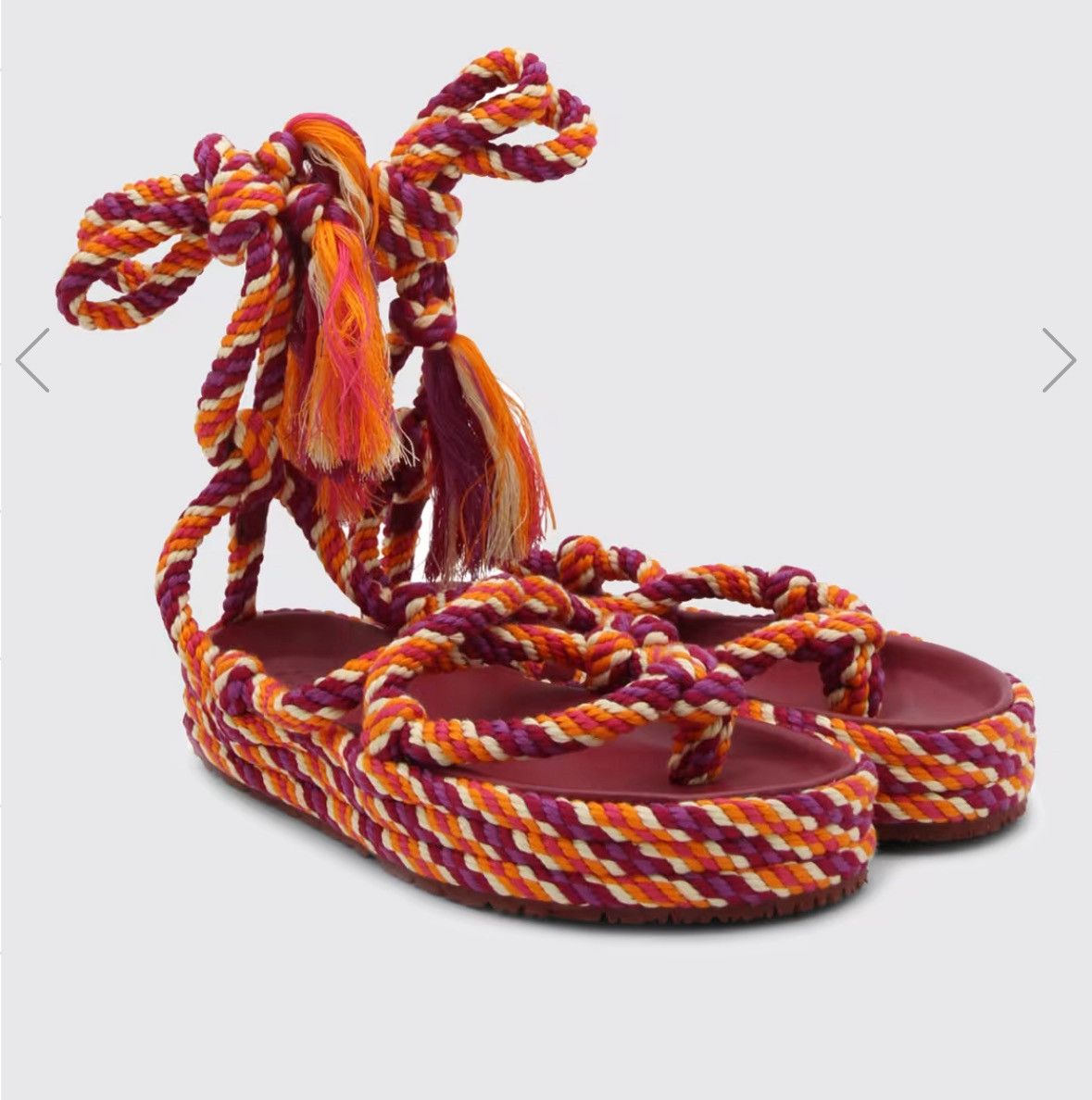 Isabel Marant Isabel Marant Gladiator-Style Sandals – Red Leather Size US 8 / IT 38 - 1 Thumbnail