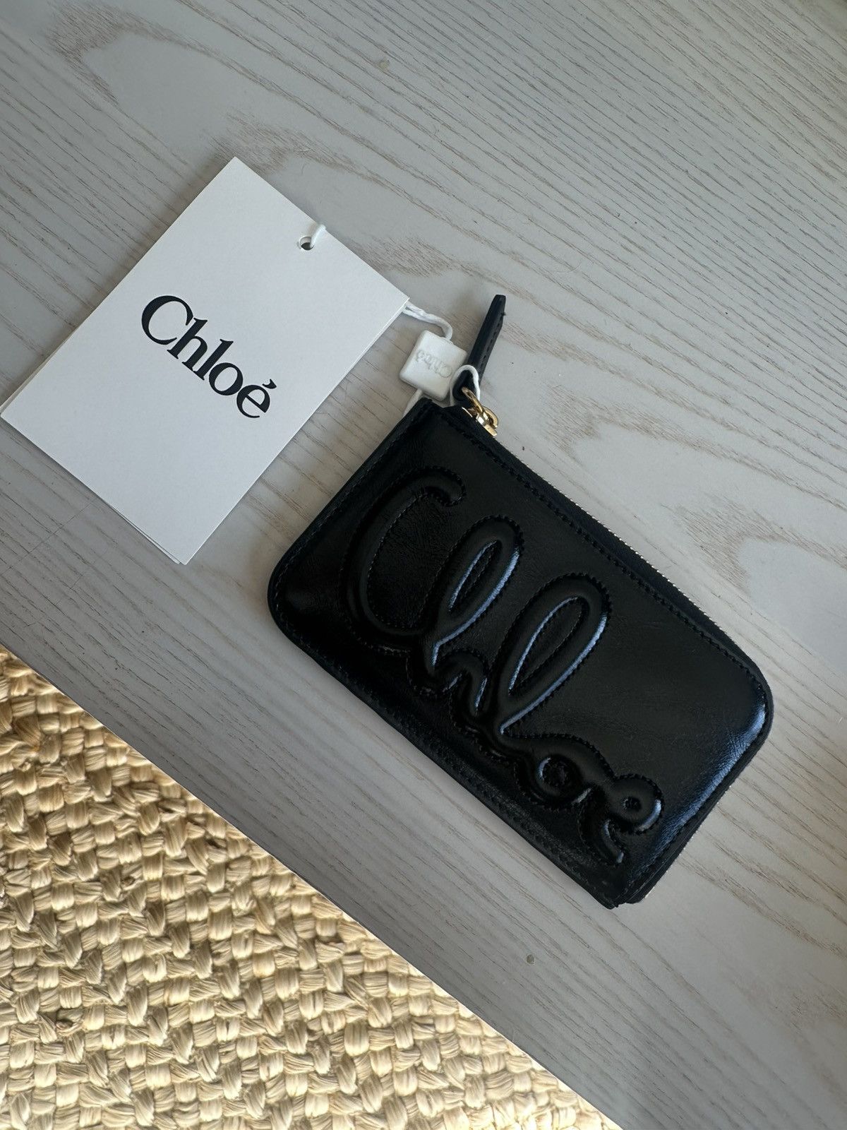 Chloe Black Chloe Leather Cardholder Wallet Size ONE SIZE - 3 Thumbnail