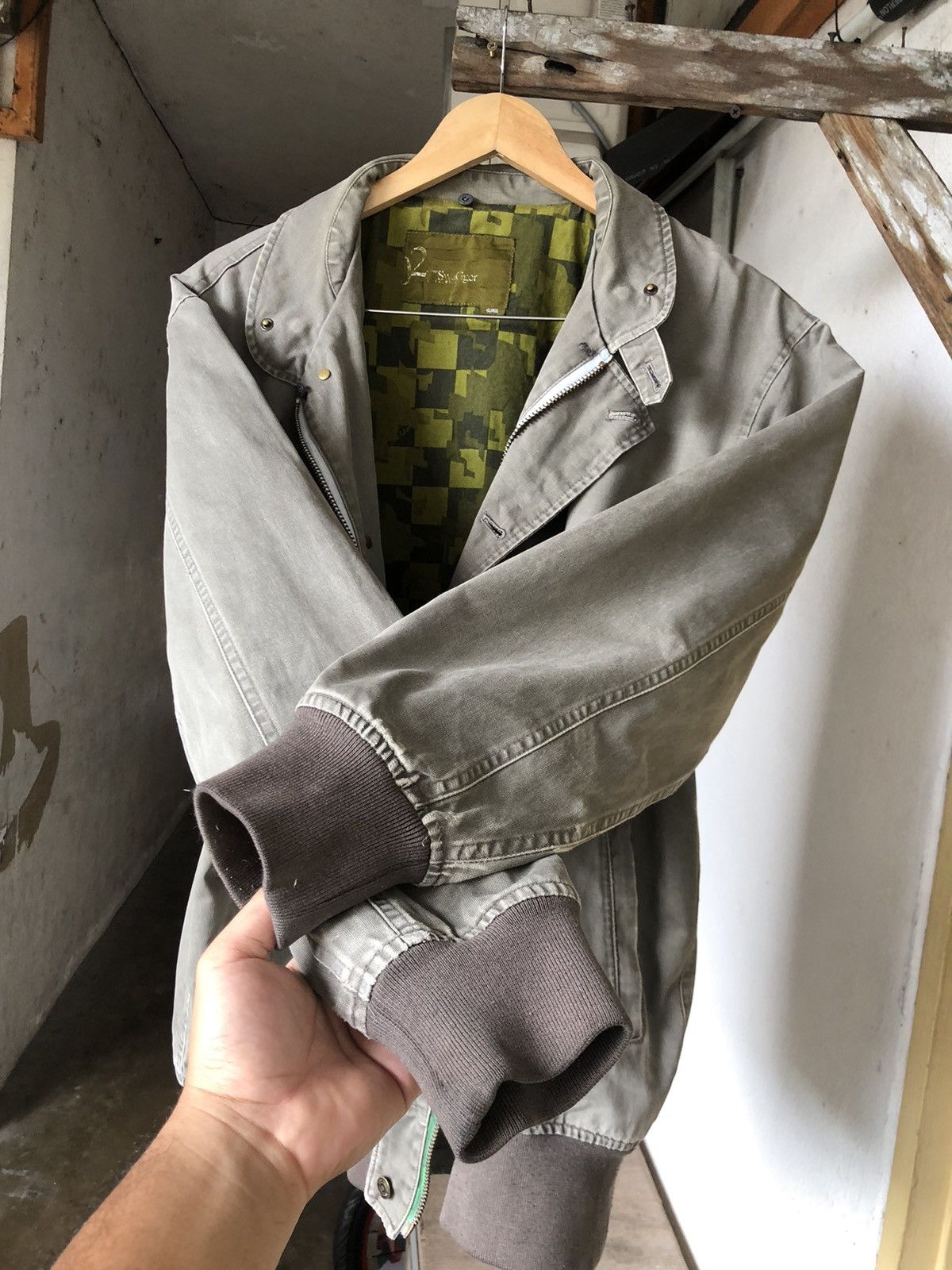 Japanese Brand Vintage Swagger Distressed Carpenter Bomber Jacket Size US XL / EU 56 / 4 - 8 Thumbnail