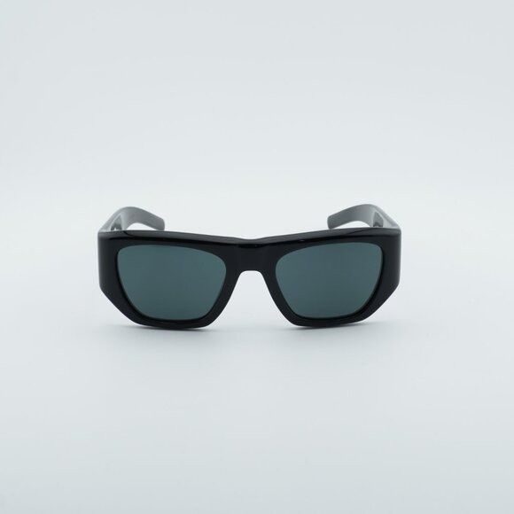 Saint Laurent Paris Saint Laurent SL740 005 Sunglasses Shiny Black Square Frame Size ONE SIZE - 3 Thumbnail