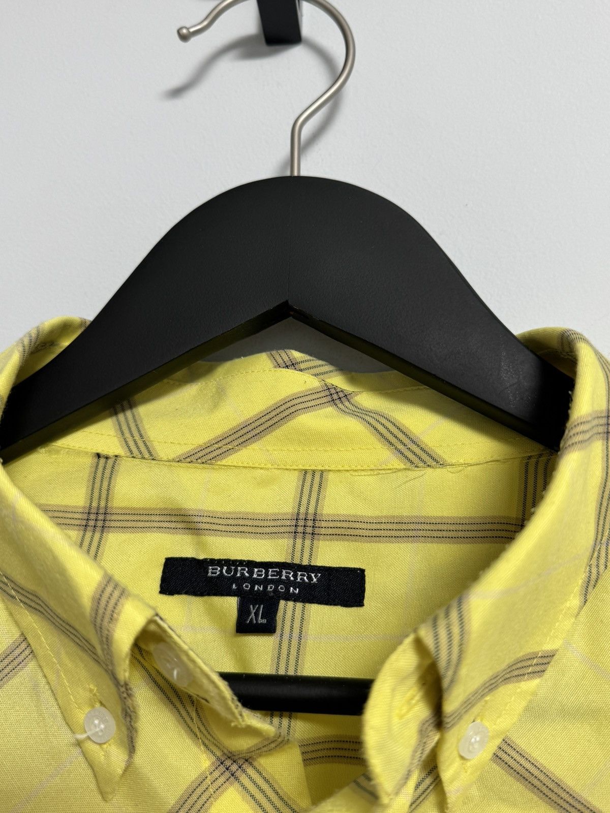 Burberry Burberry Button Up T-Shirt yellov Luxury Size US XL / EU 56 / 4 - 6 Thumbnail