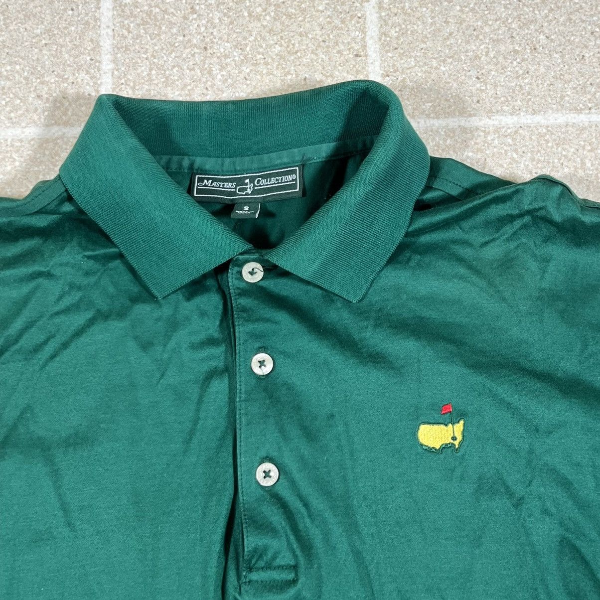 The Masters Masters Collection Polo Men's Size Small Solid Green Golf Size US S / EU 44-46 / 1 - 2 Thumbnail