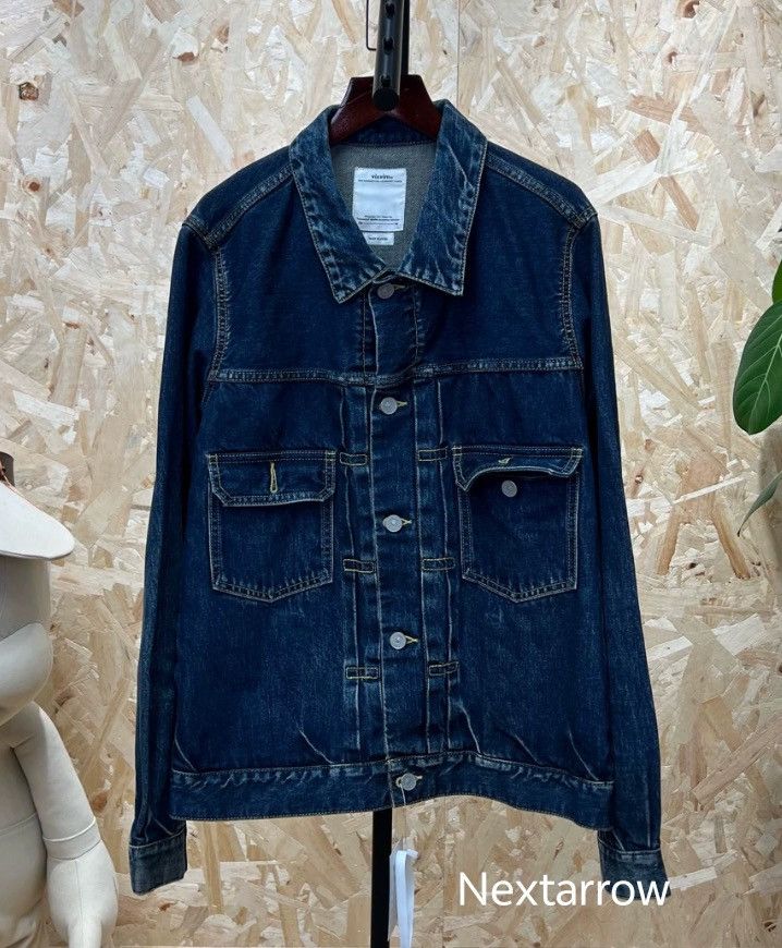 Visvim Visvim 101 Jkt washed denim jacket2412-Nextarrow Size US L / EU 52-54 / 3 - 1 Thumbnail