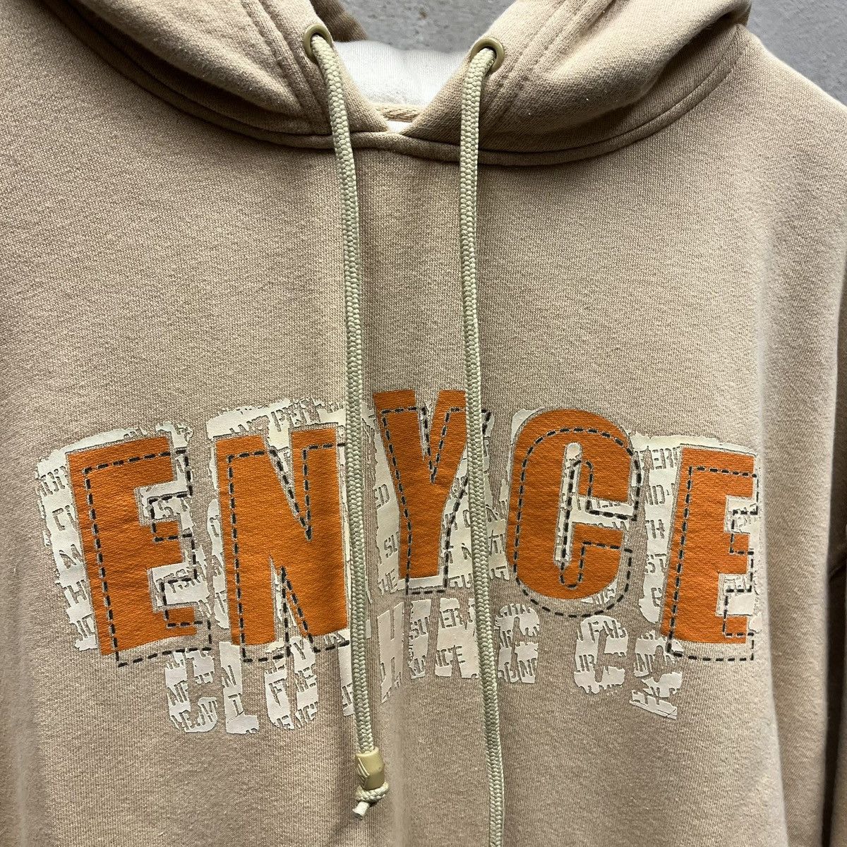 Enyce × Vintage ENYCE Vintage Y2K Logo Pullover Hoodie Skater Oversized Size US XL / EU 56 / 4 - 2 Thumbnail