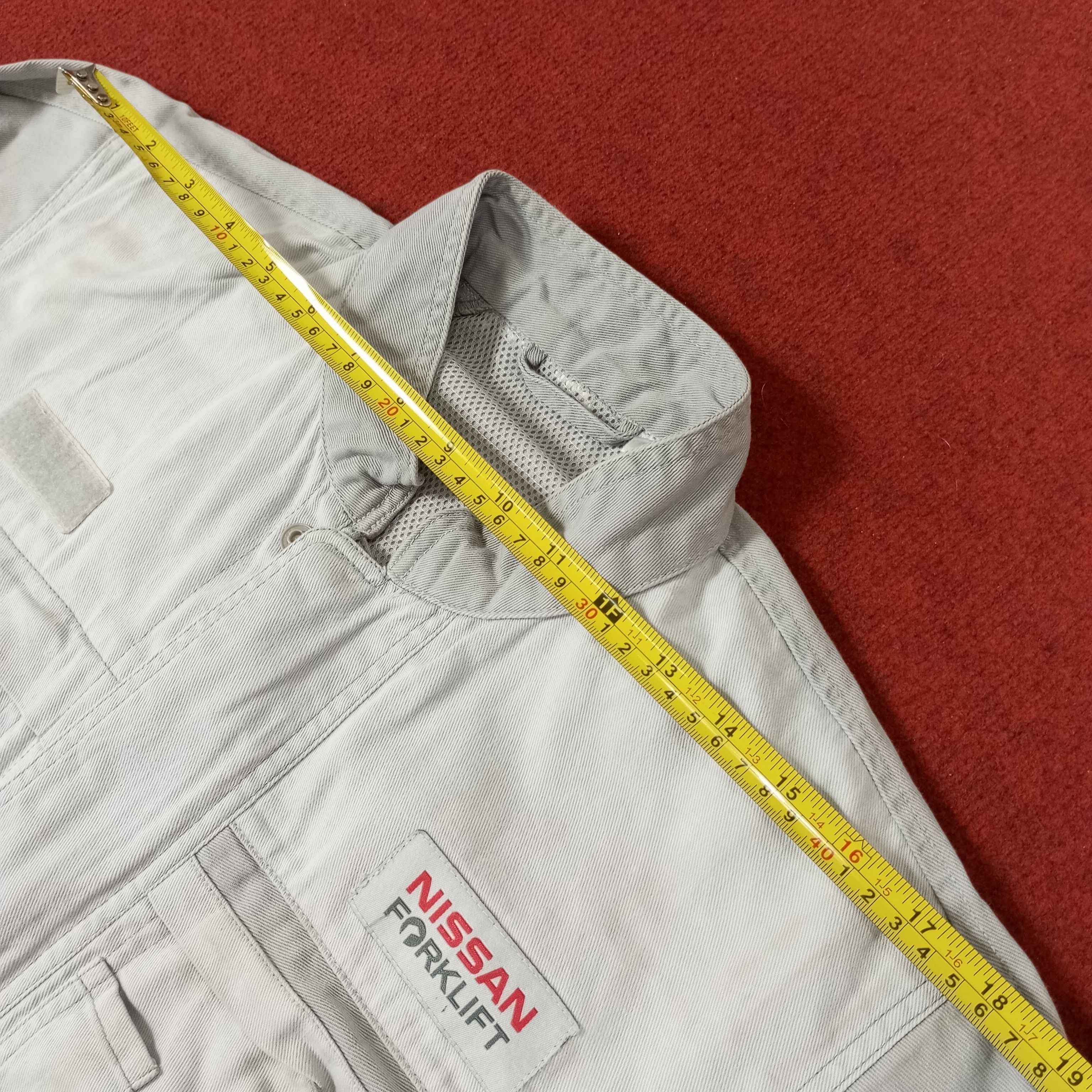 Japanese Brand × Vintage Nissan Forklift Japanese Workwear Coverall Jacket Size US M / EU 48-50 / 2 - 12 Thumbnail