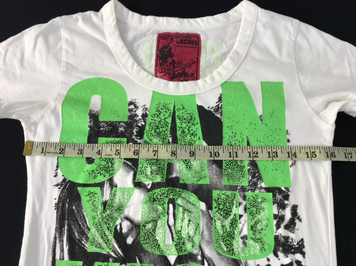 Japanese Brand Dig Deep 1995 Humor Big Lady Graphic Printed Te Size S / US 4 / IT 40 - 9 Thumbnail