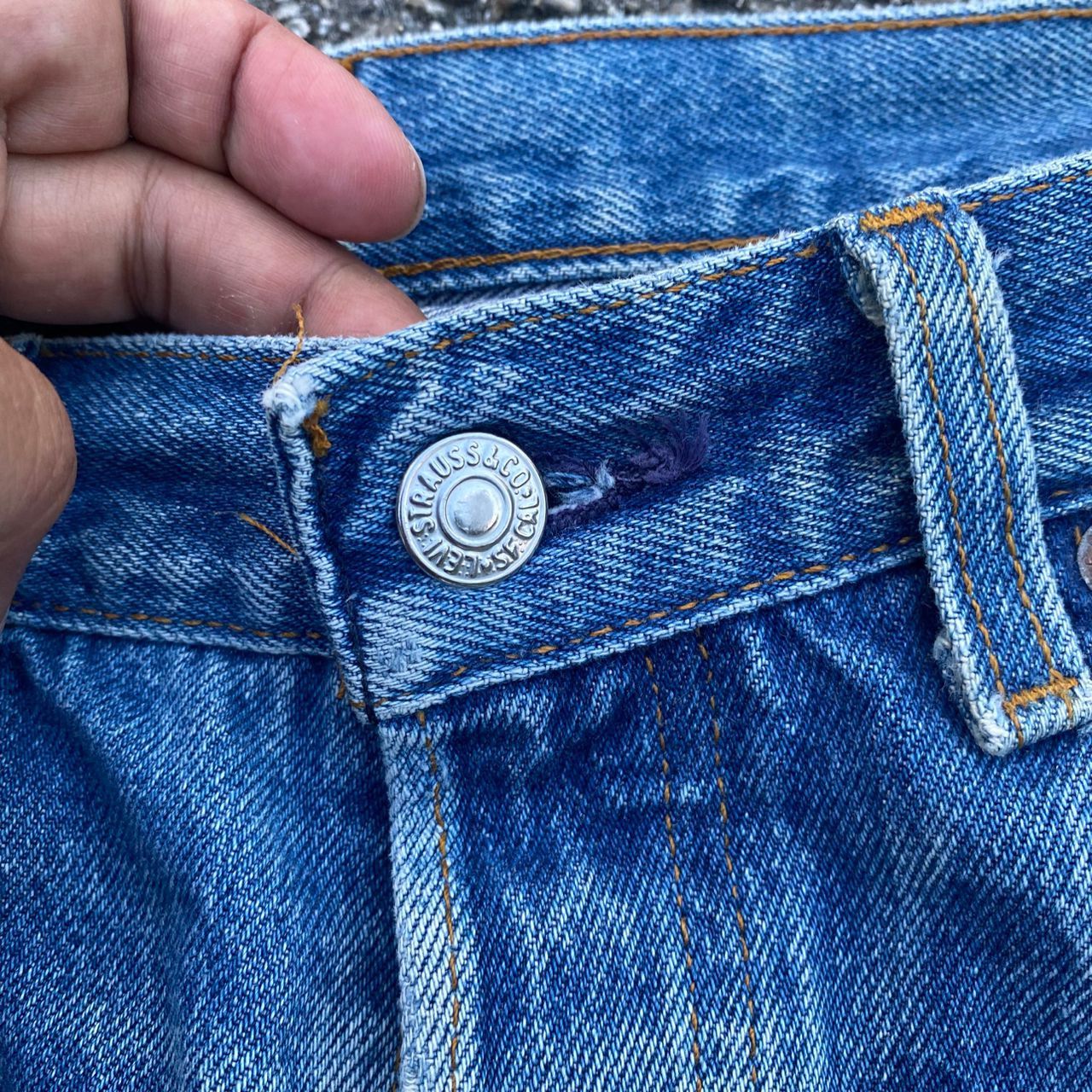 Levi's Vintage 80s Levis 501 Patchwork Denim #kurtcobain Style Size US 32 / EU 48 - 17 Thumbnail