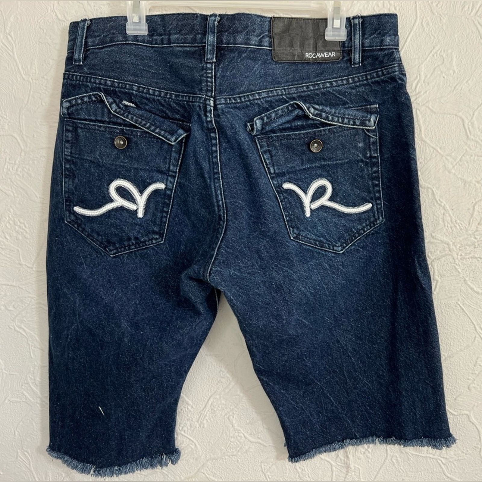 Rocawear Vintage Y2K Roca Wear Jean Shorts Jorts Size 38x13 Size US 38 / EU 54 - 2 Thumbnail