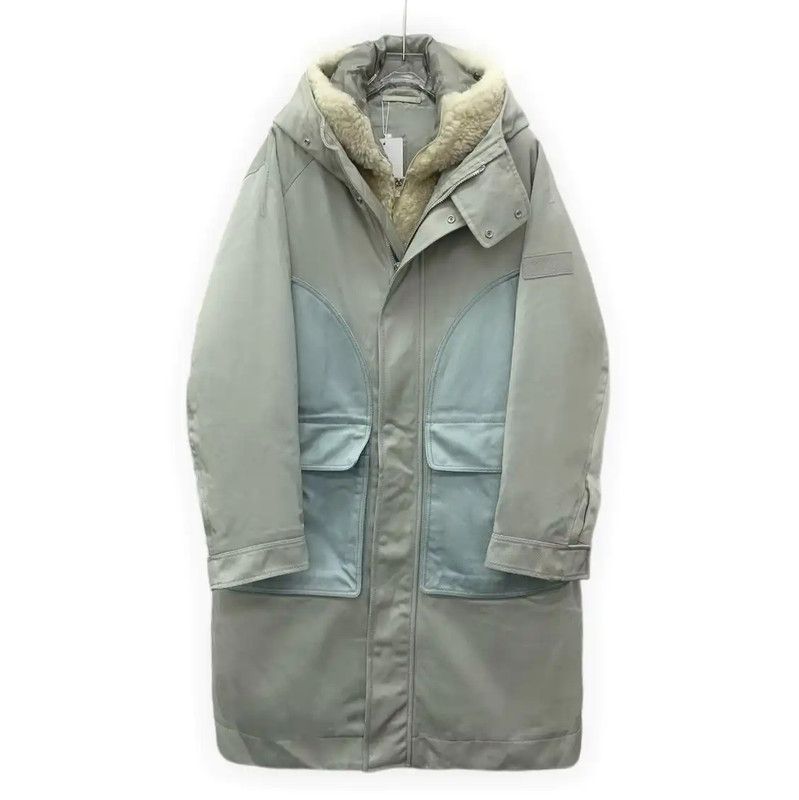 Dior Dior Women's Gray Nylon Coat - Size L 0089 Size L / US 10 / IT 46 - 1 Thumbnail