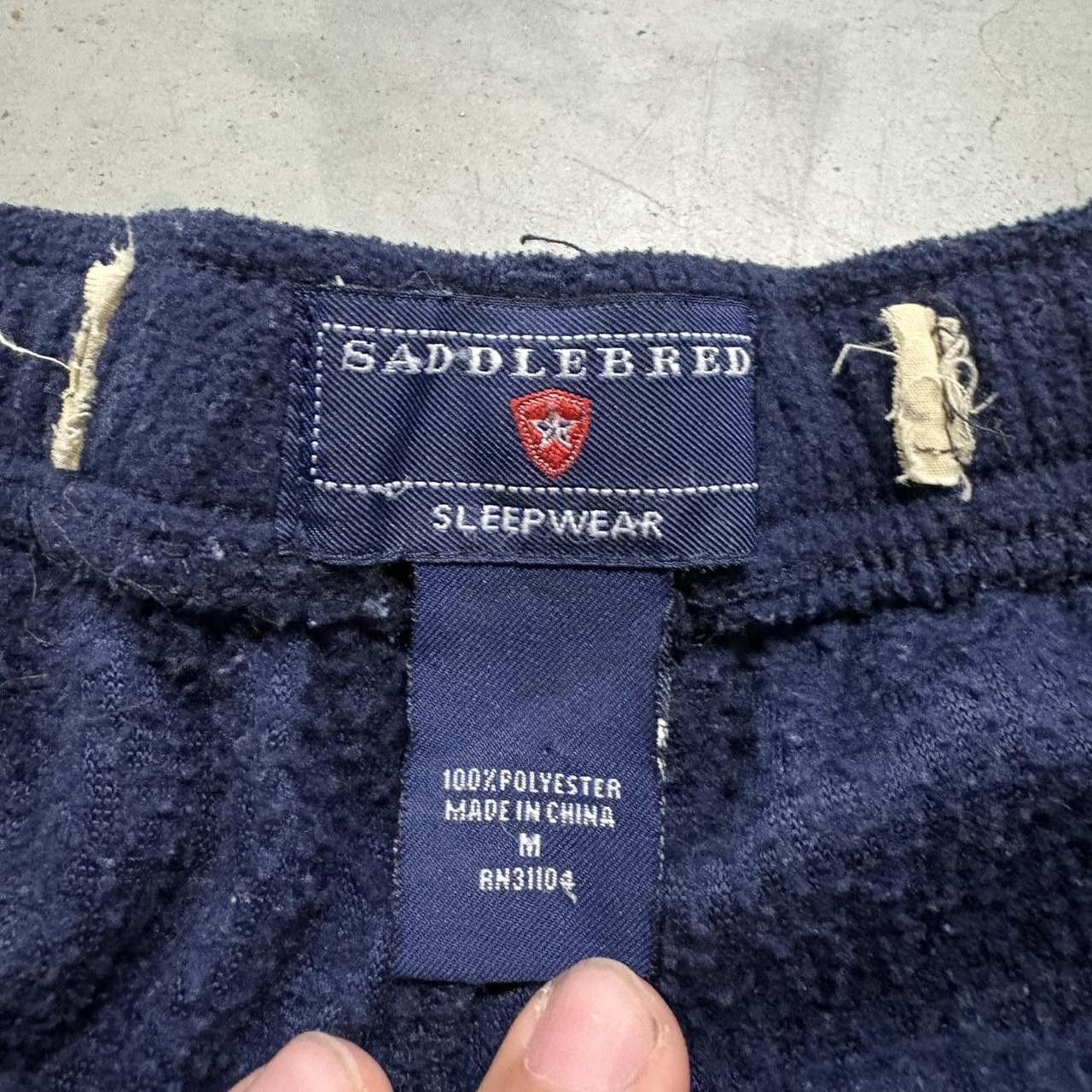 Vintage Crazy Vintage Y2K/2000s Baggy Navy Blue Loungewear Sweatpants! Size US 32 / EU 48 - 6 Thumbnail