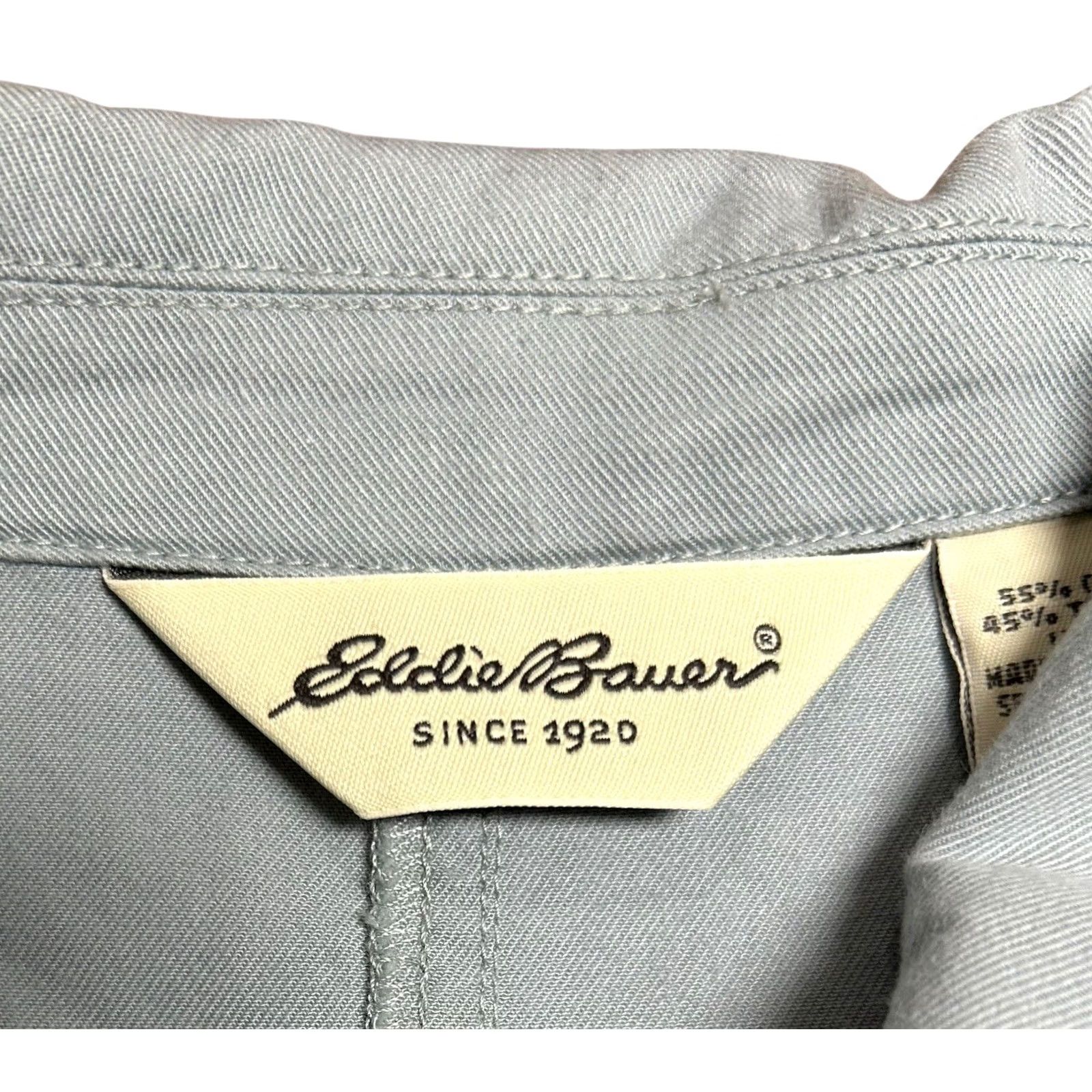 Eddie Bauer VINTAGE Eddie Bauer Women's Skirt Suit Light Blue 14P Long Sleeve 2 Piece Size L / US 10 / IT 46 - 7 Thumbnail