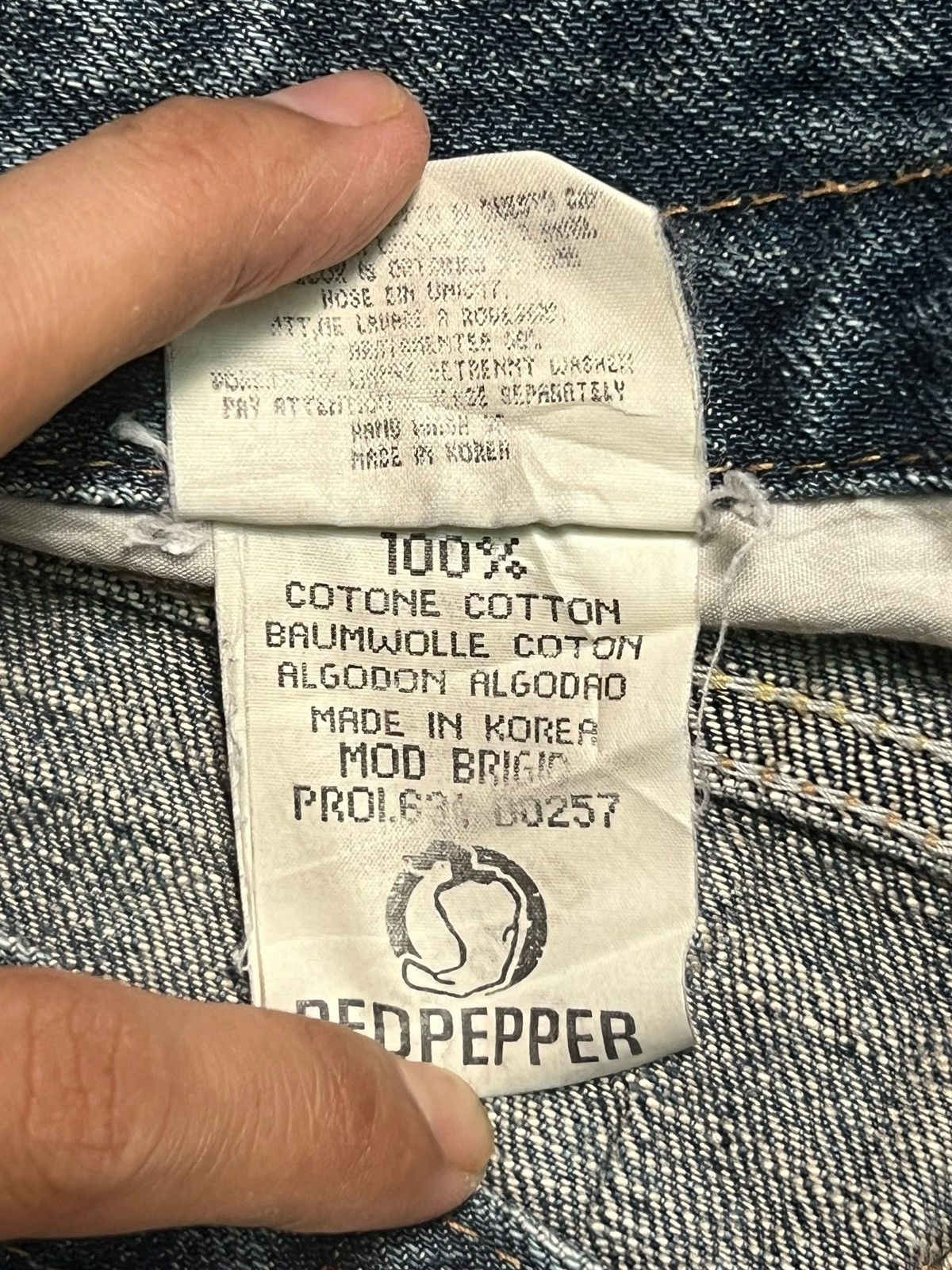 Japanese Brand Bootcut Vintage Red Pepper Up Grade - Faded,Distressed Denim Size US 28 / EU 44 - 10 Thumbnail