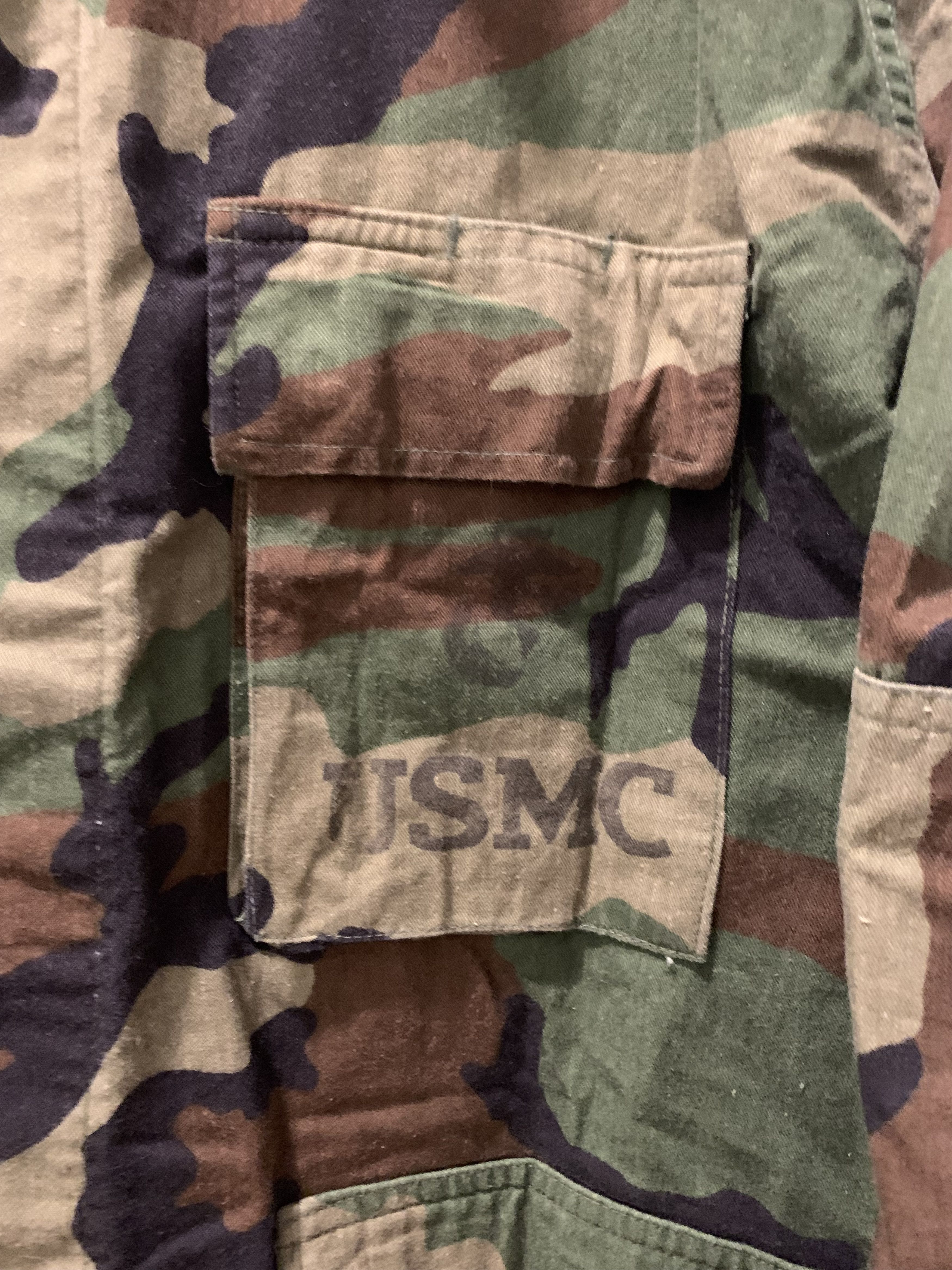 Vintage vintage military USMC camo light field jacket Size US L / EU 52-54 / 3 - 2 Thumbnail