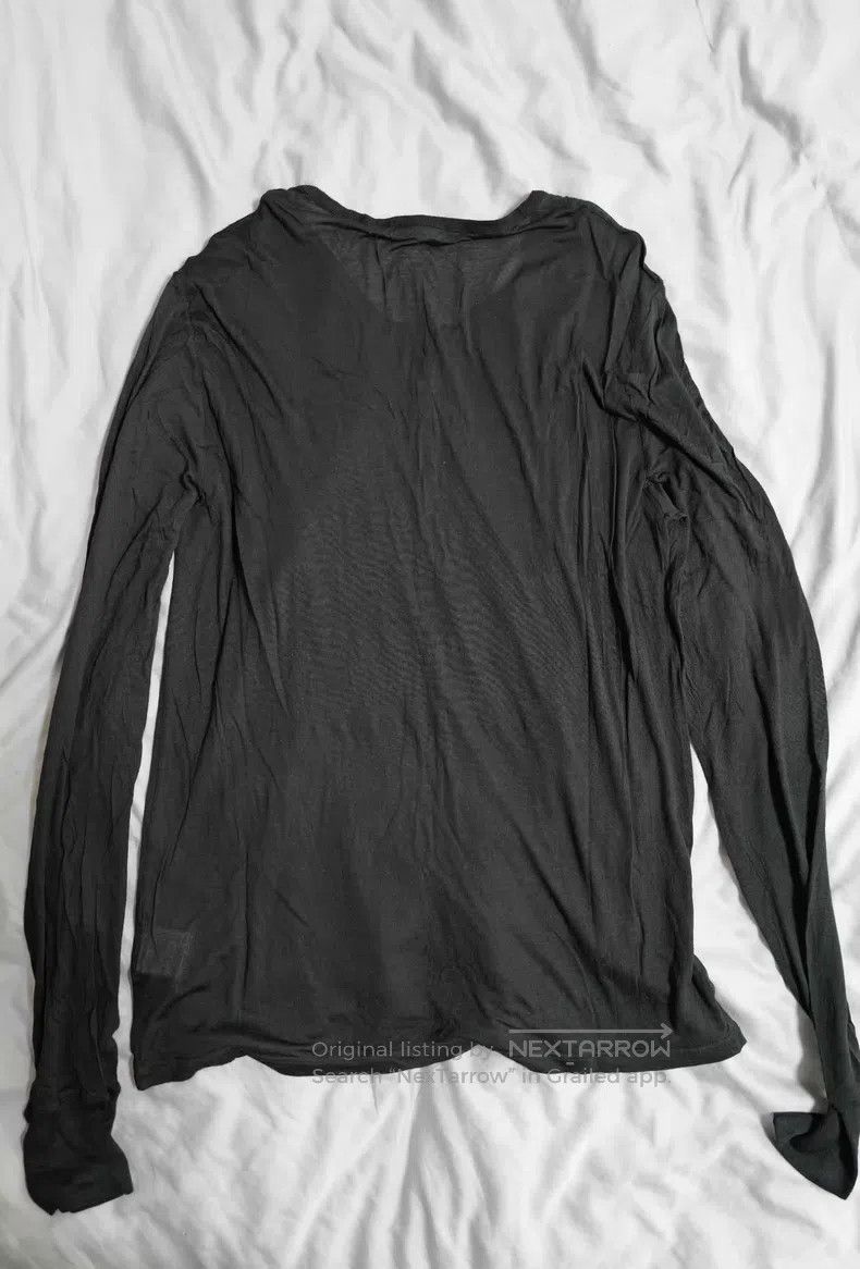 Dior Dior Black henley neck long-sleeve T-shirt Size US M / EU 48-50 / 2 - 2 Thumbnail