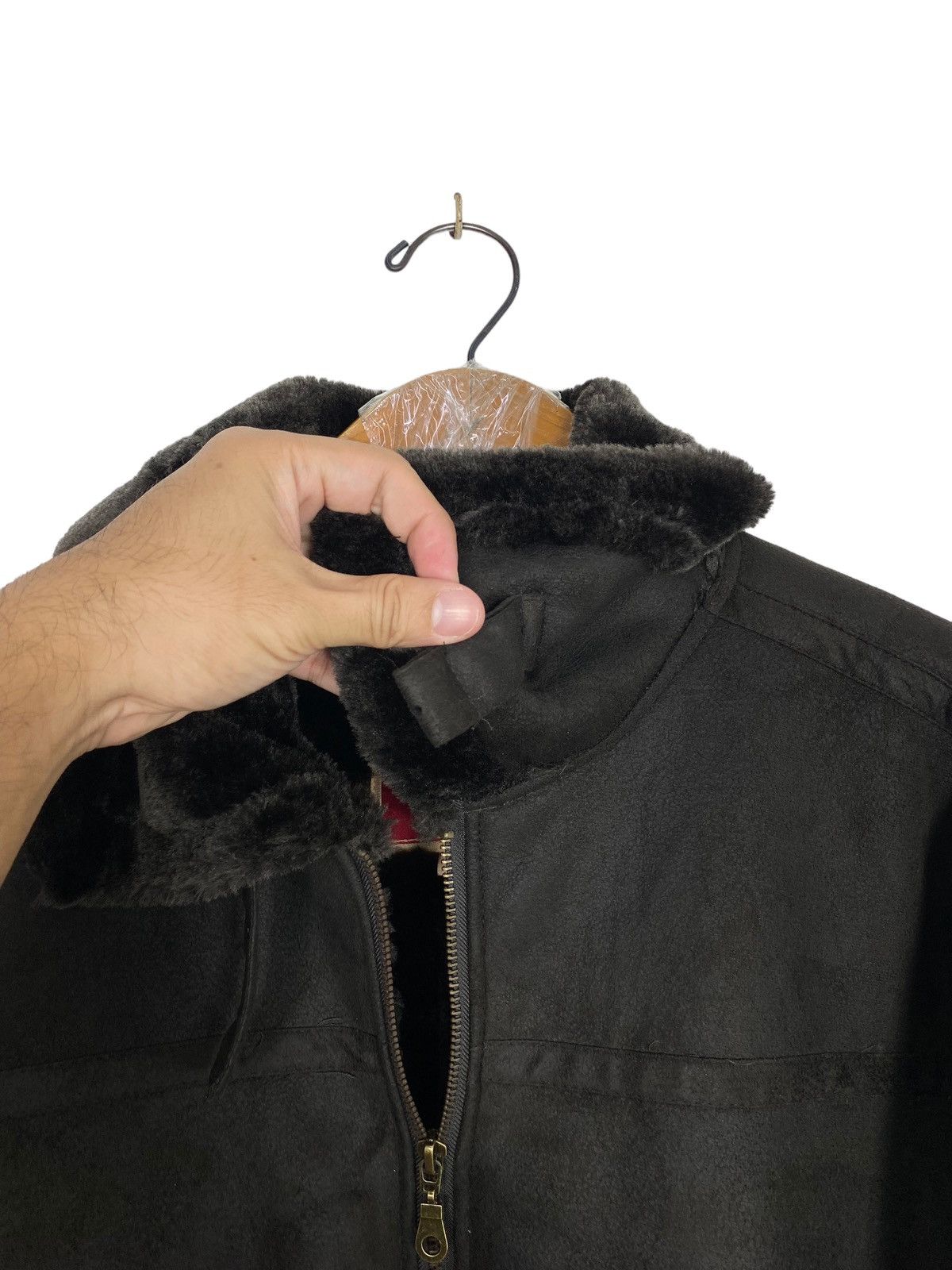 Japanese Brand Rare‼️ Shearling Jacket Just Win Size US M / EU 48-50 / 2 - 11 Thumbnail