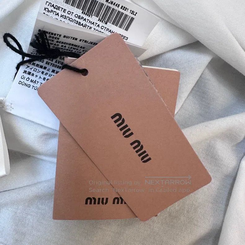 Miu Miu Miu Miu Size XS Black logo printed T-shirt Size XS / US 0-2 / IT 36-38 - 5 Thumbnail