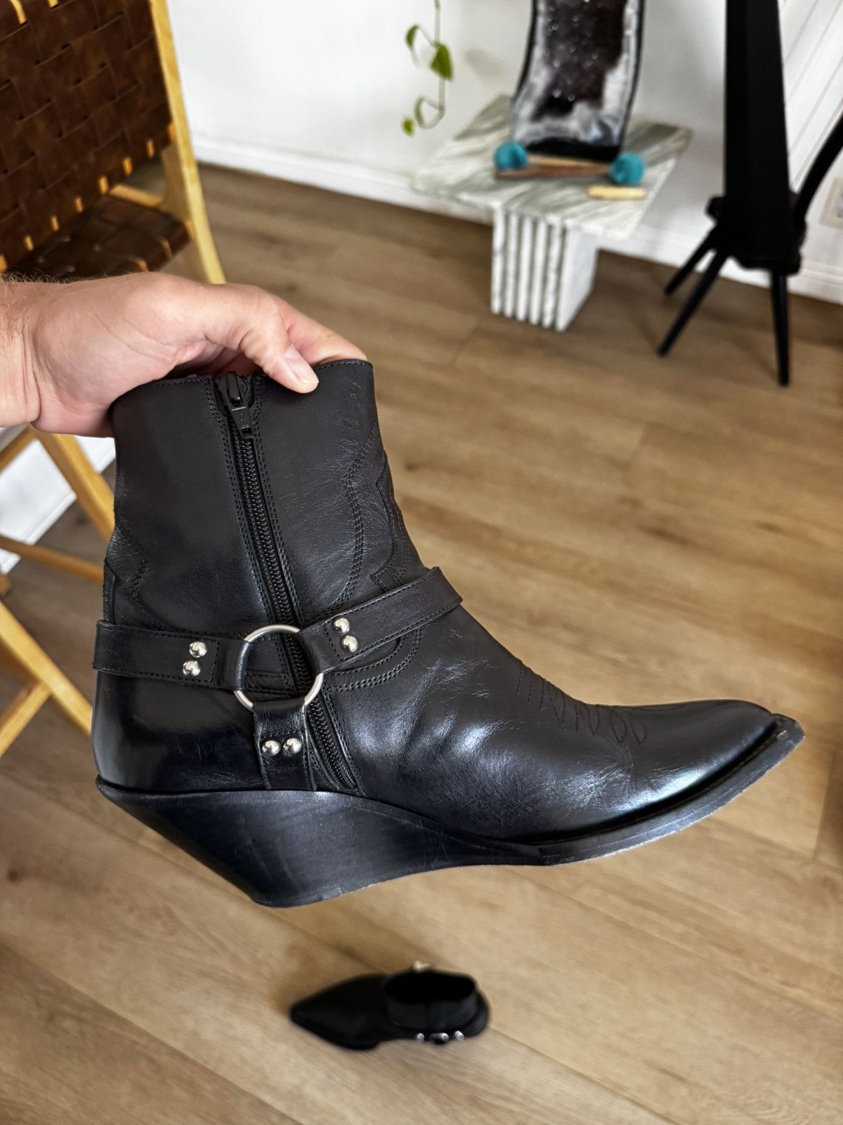Celine Boy doll harness boots Size US 9 / EU 42 - 6 Thumbnail