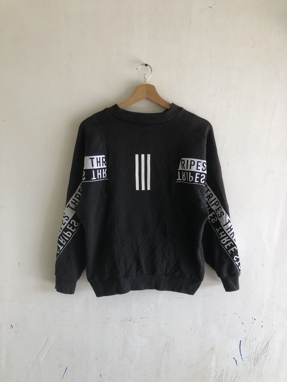 Adidas Adidas Three Stripe Sweatshirt embroided Size US M / EU 48-50 / 2 - 2 Thumbnail