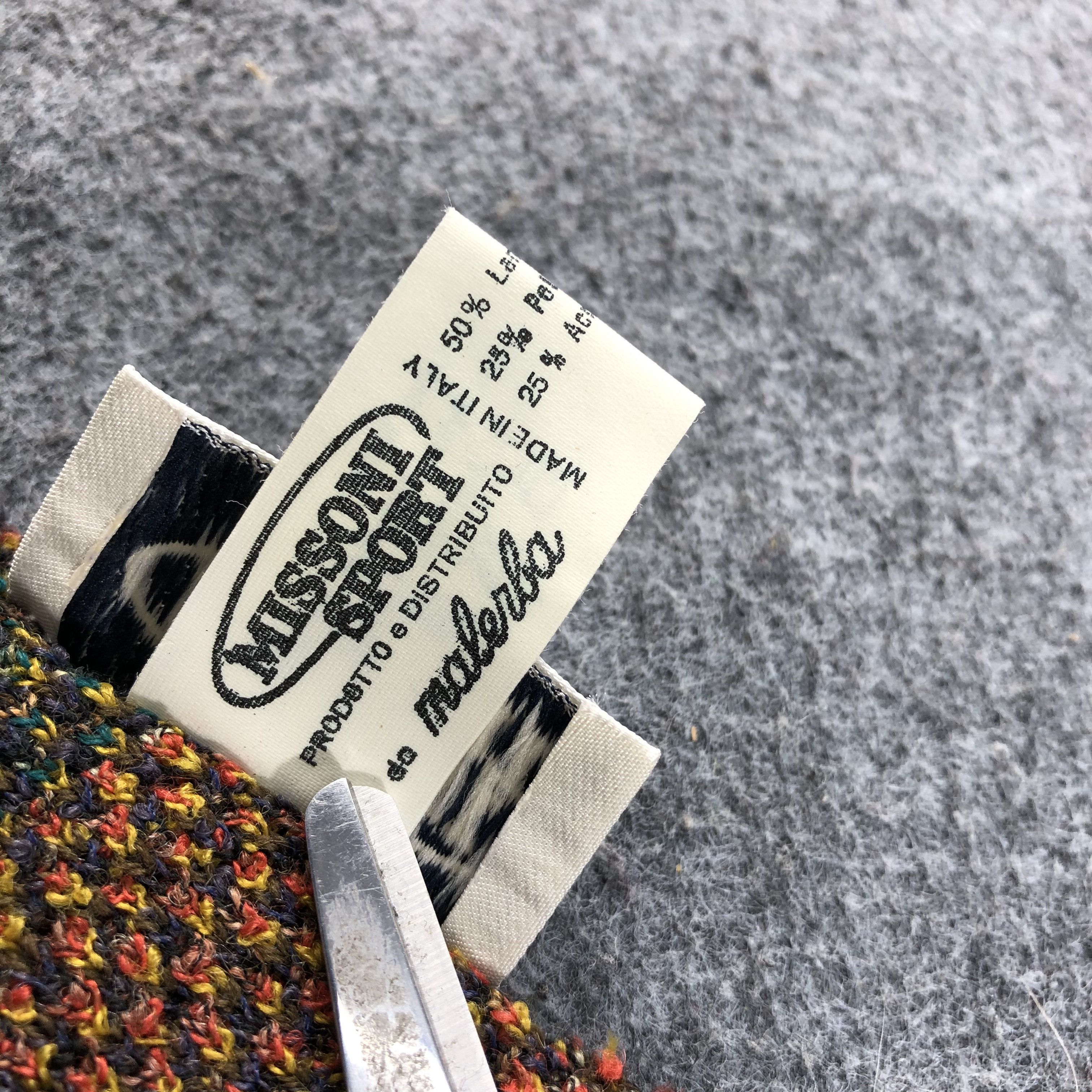 Missoni Missoni Sport Wool Scarf Muffler V753 Size ONE SIZE - 7 Thumbnail