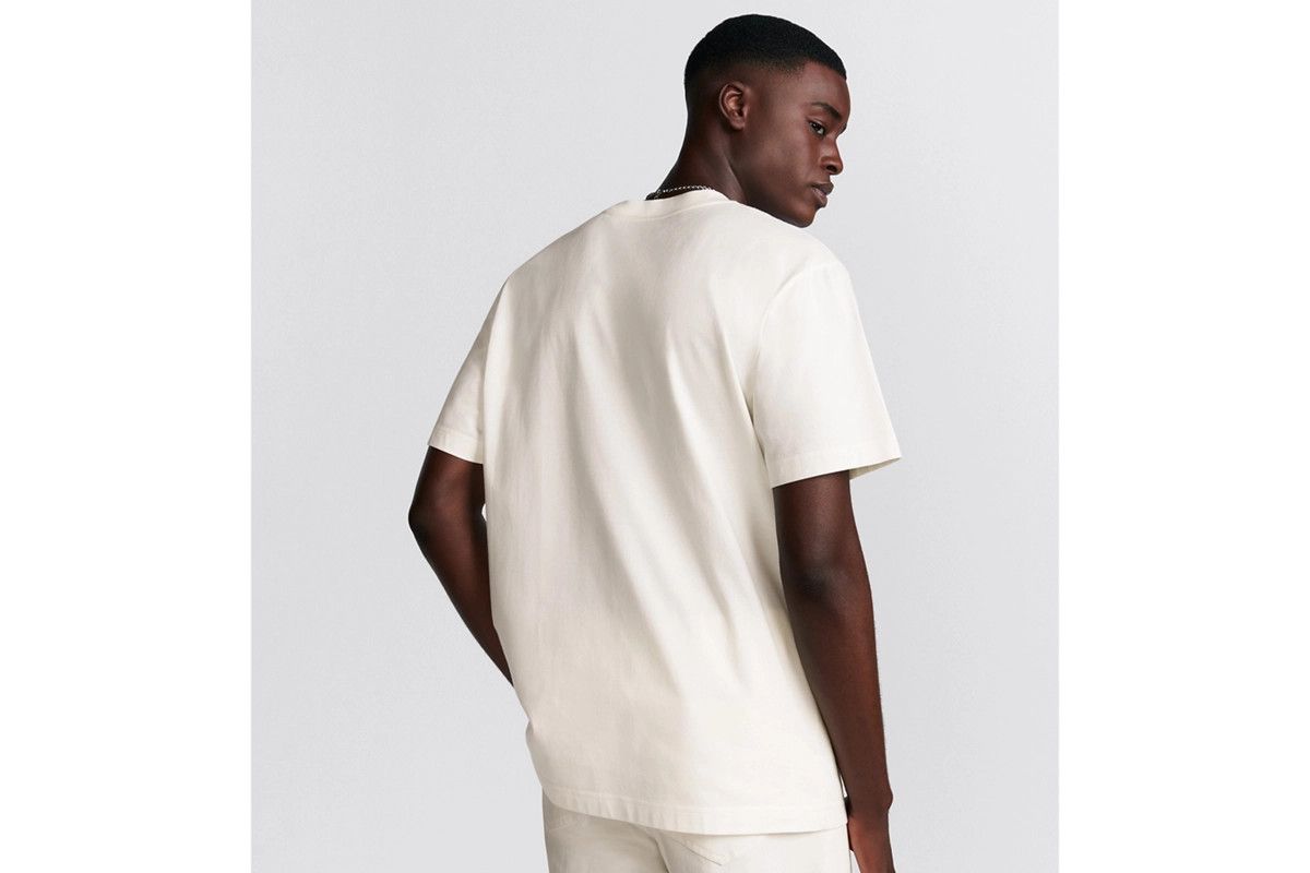 Dior o1bcso1str0226 CD Heart Relaxed-Fit T-Shirt in White Size US L / EU 52-54 / 3 - 6 Thumbnail