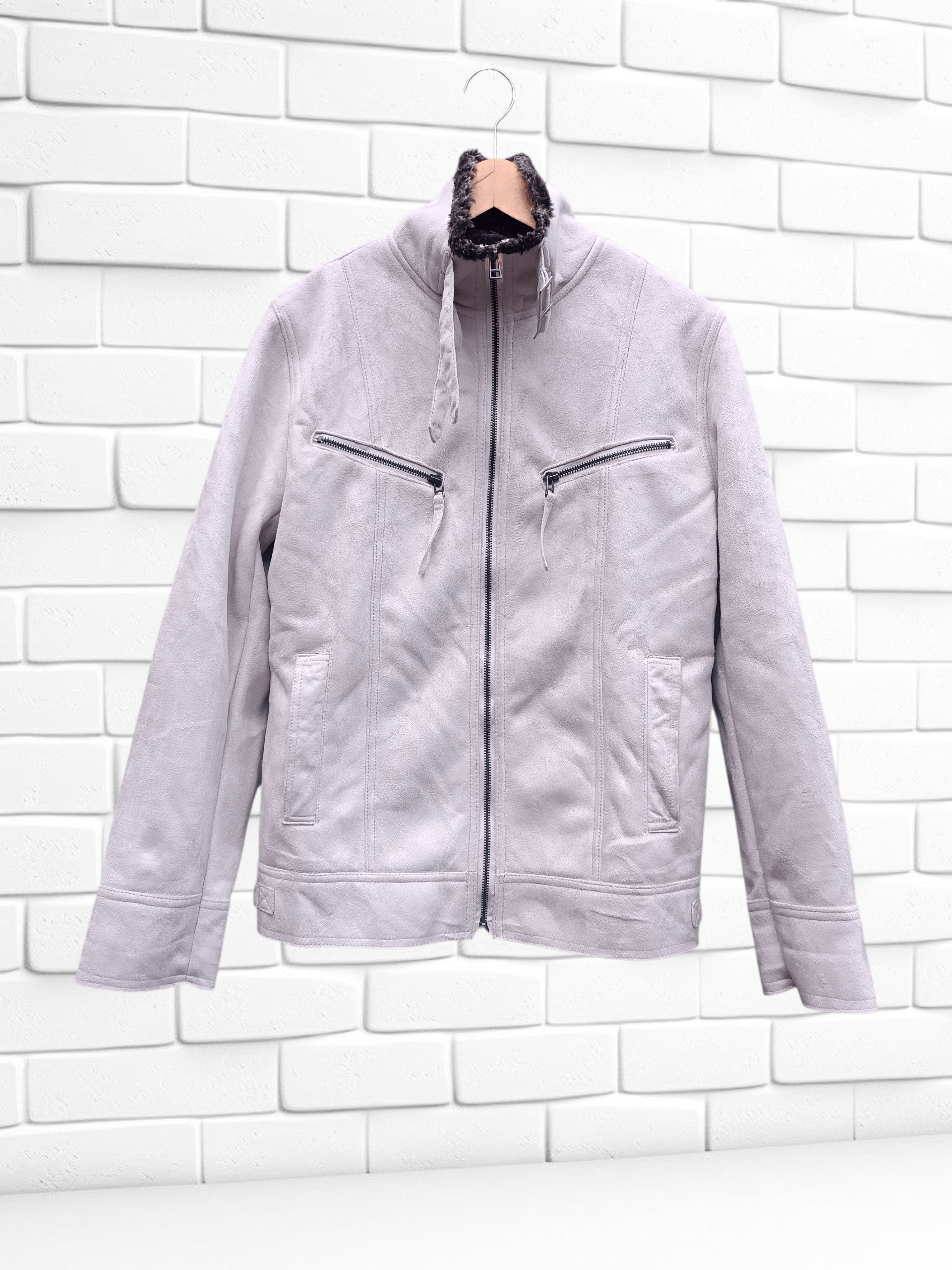 Japanese Brand Japanese Faux Fur Biker Winter Jacket Ifsixwasnine Style Size US M / EU 48-50 / 2 - 1 Thumbnail
