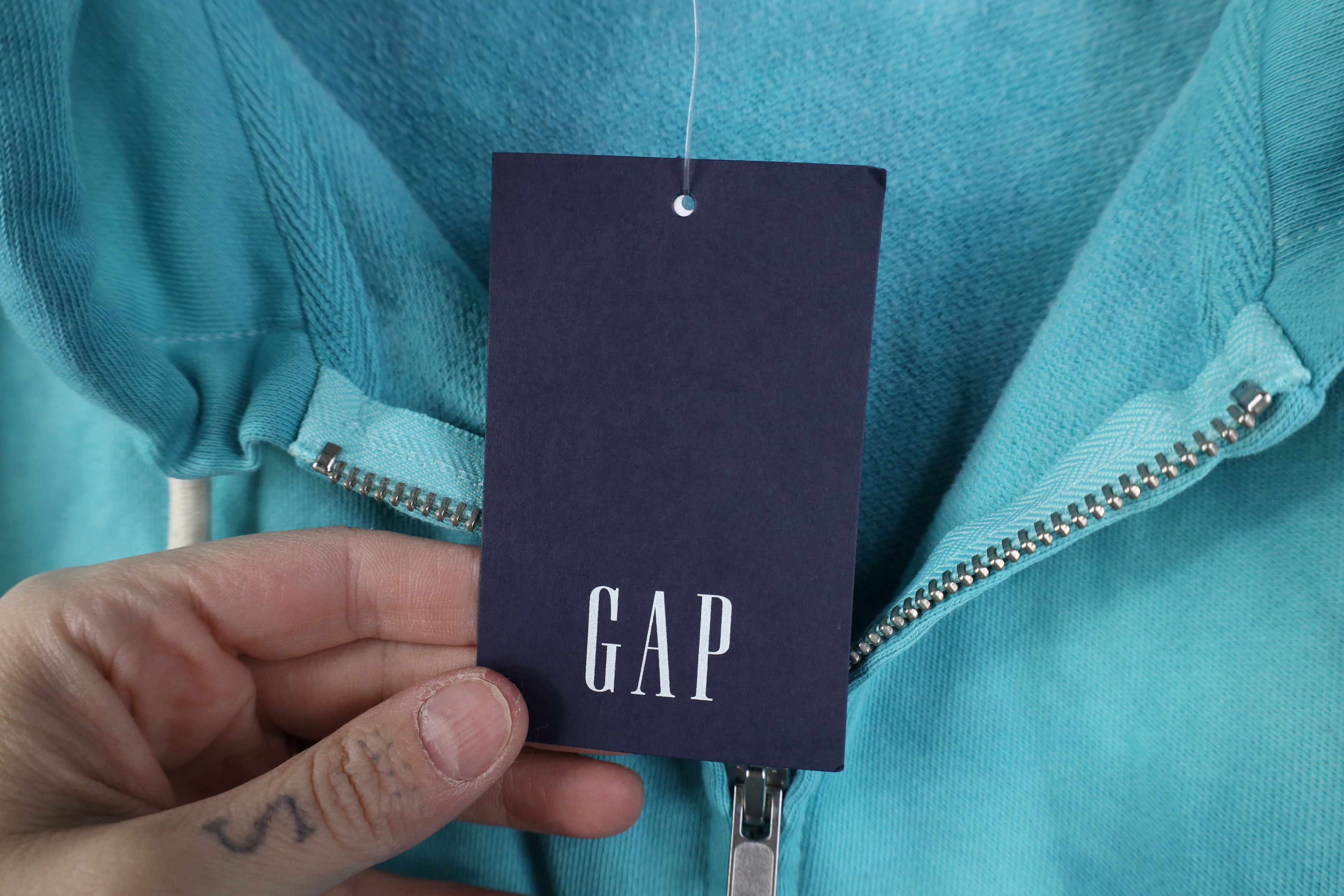 Gap Deadstock Y2K Gap Dye Acid Wash Full Zip Hoodie Sweatshirt Size US L / EU 52-54 / 3 - 4 Thumbnail