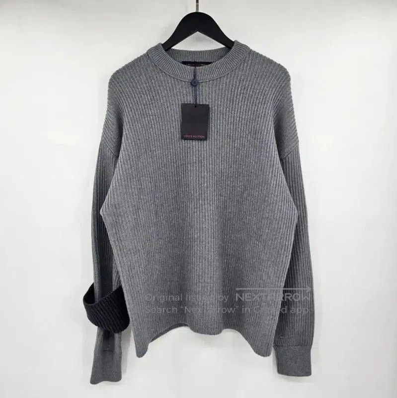 Louis Vuitton Louis Vuitton Gray Knit Long Sleeve Sweater . Size US S / EU 44-46 / 1 - 2 Thumbnail