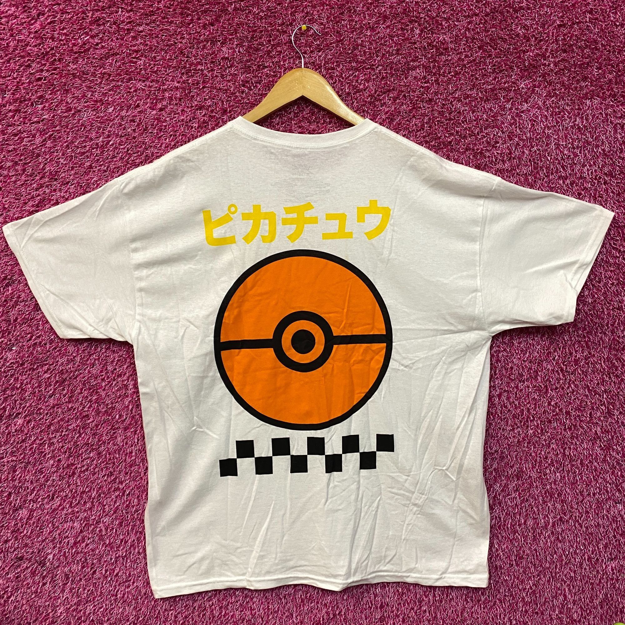 Pokemon Pokemon Pikachu 025 Japanese Lettering T-Shirt XL Size US XL / EU 56 / 4 - 3 Thumbnail