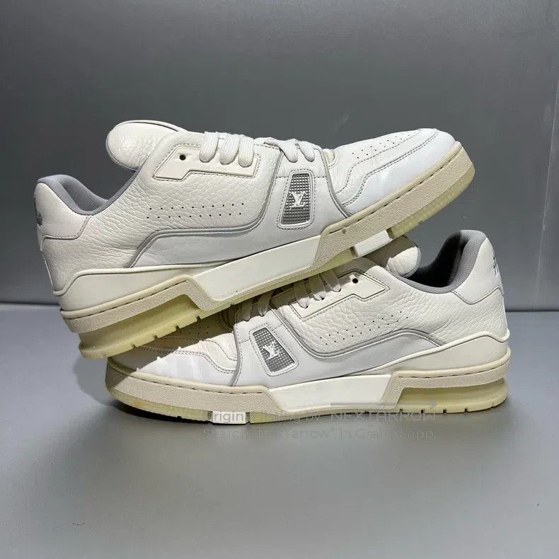 Louis Vuitton Louis Vuitton Trainer white cement board shoes Size US 8.5 / EU 41-42 - 4 Thumbnail