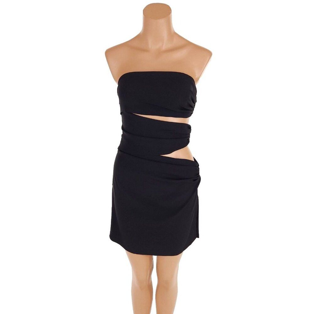Magda Butrym Magda Butrym Asymmetrical Cut-Out Short Cocktail Dress 4 Size S / US 4 / IT 40 - 3 Thumbnail