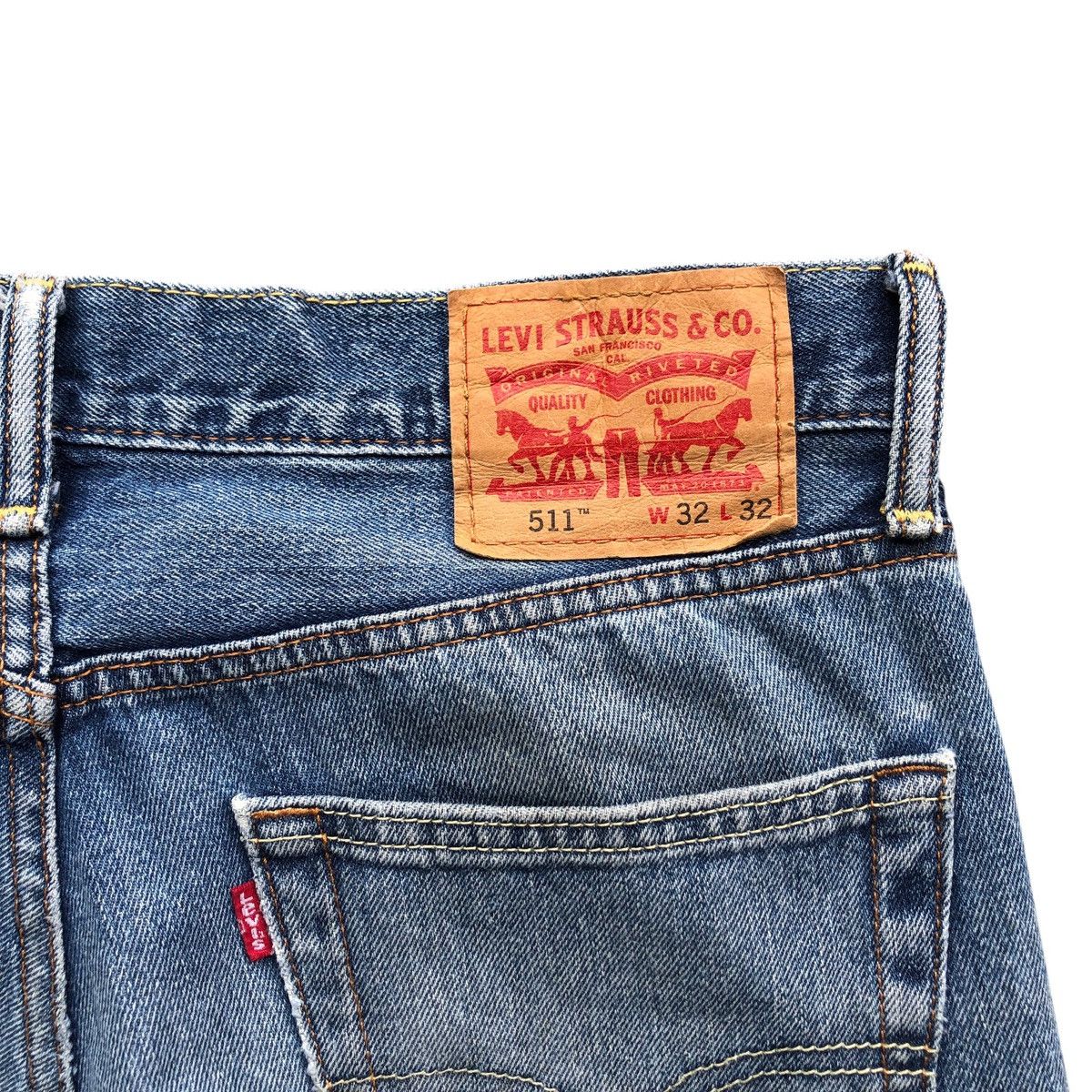 Levi's × Levi's Vintage Clothing Distressed LEVIS 511 button 3937 jeans Size US 32 / EU 48 - 7 Thumbnail