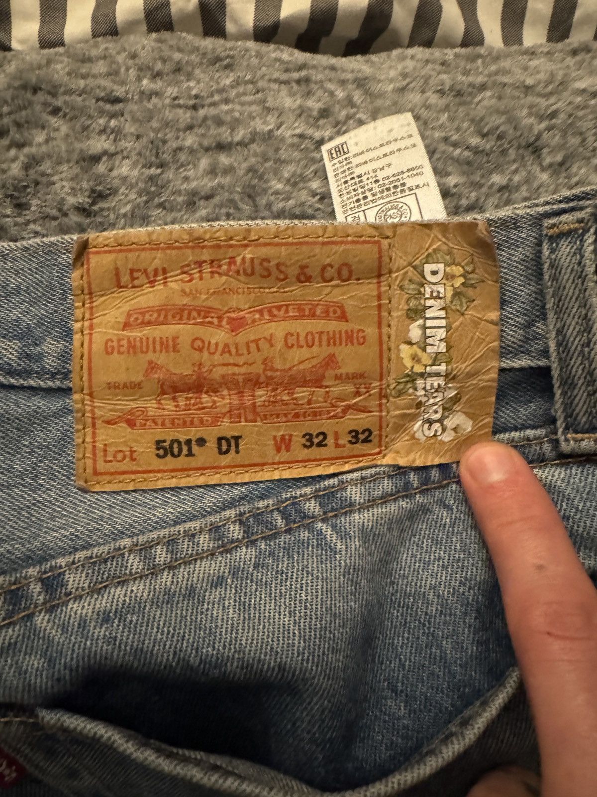DENIM TEARS × Levi's Levis x Denim Tears Jeans Size US 32 / EU 48 - 3 Thumbnail