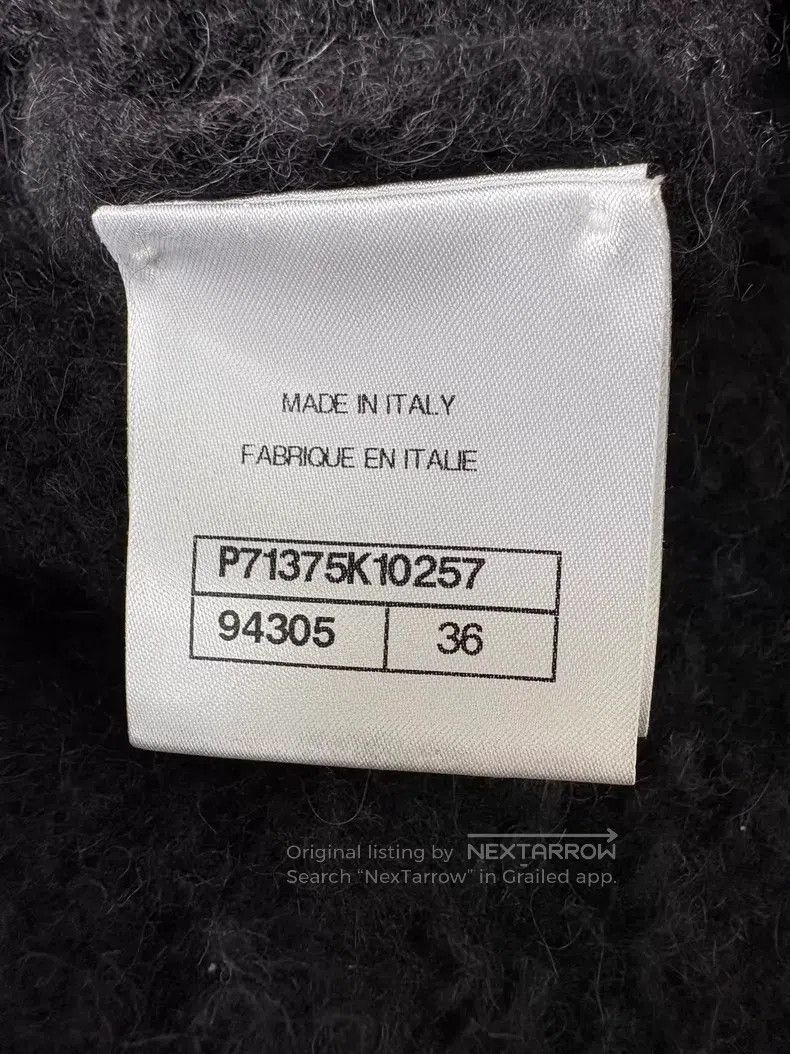 Chanel Chanel Black and silver schoolbag buckle teddy sweater kni Size XS / US 0-2 / IT 36-38 - 7 Thumbnail