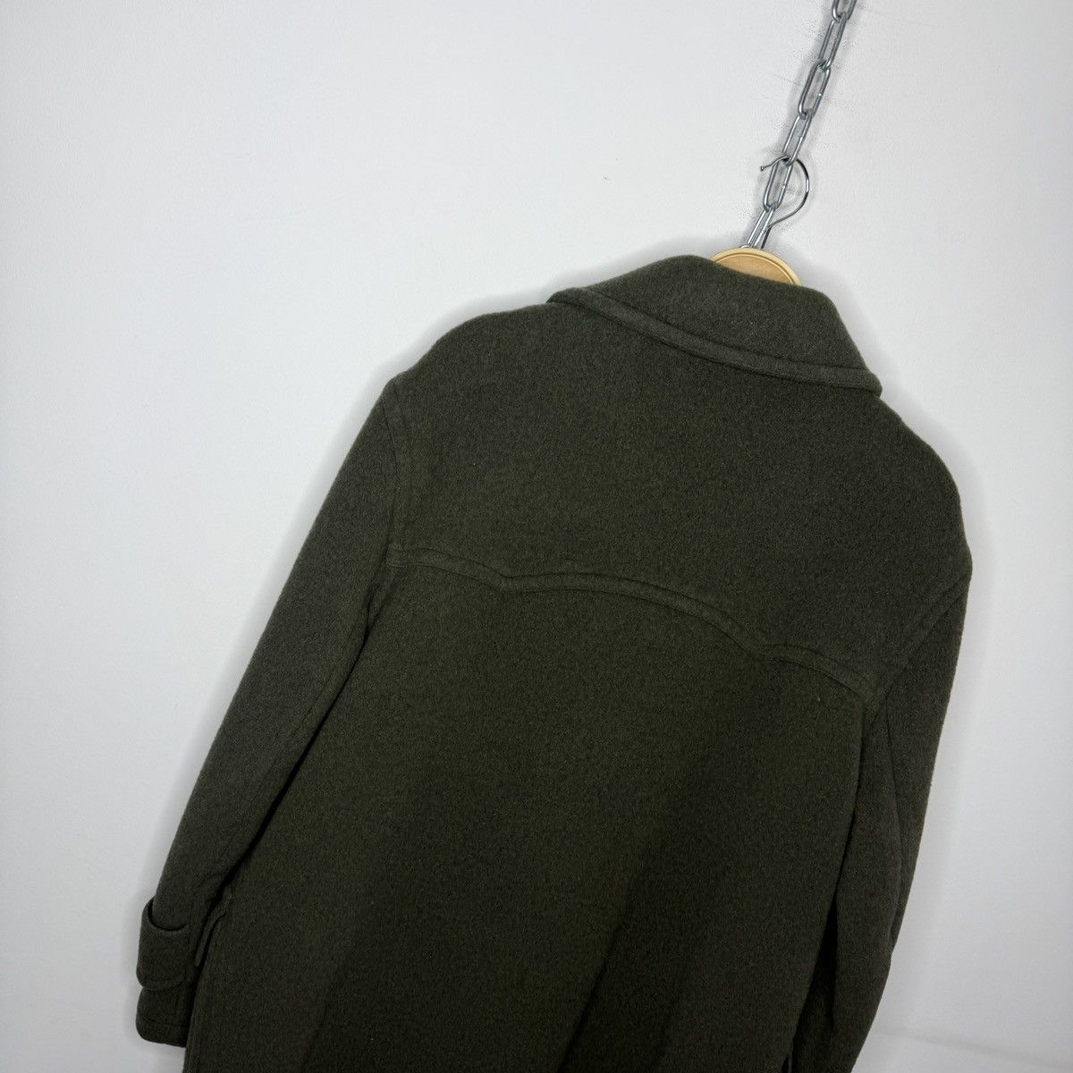Burberry Burberry Wool Green Coat Size 50 Avant Garde Nova Check Size US M / EU 48-50 / 2 - 10 Thumbnail