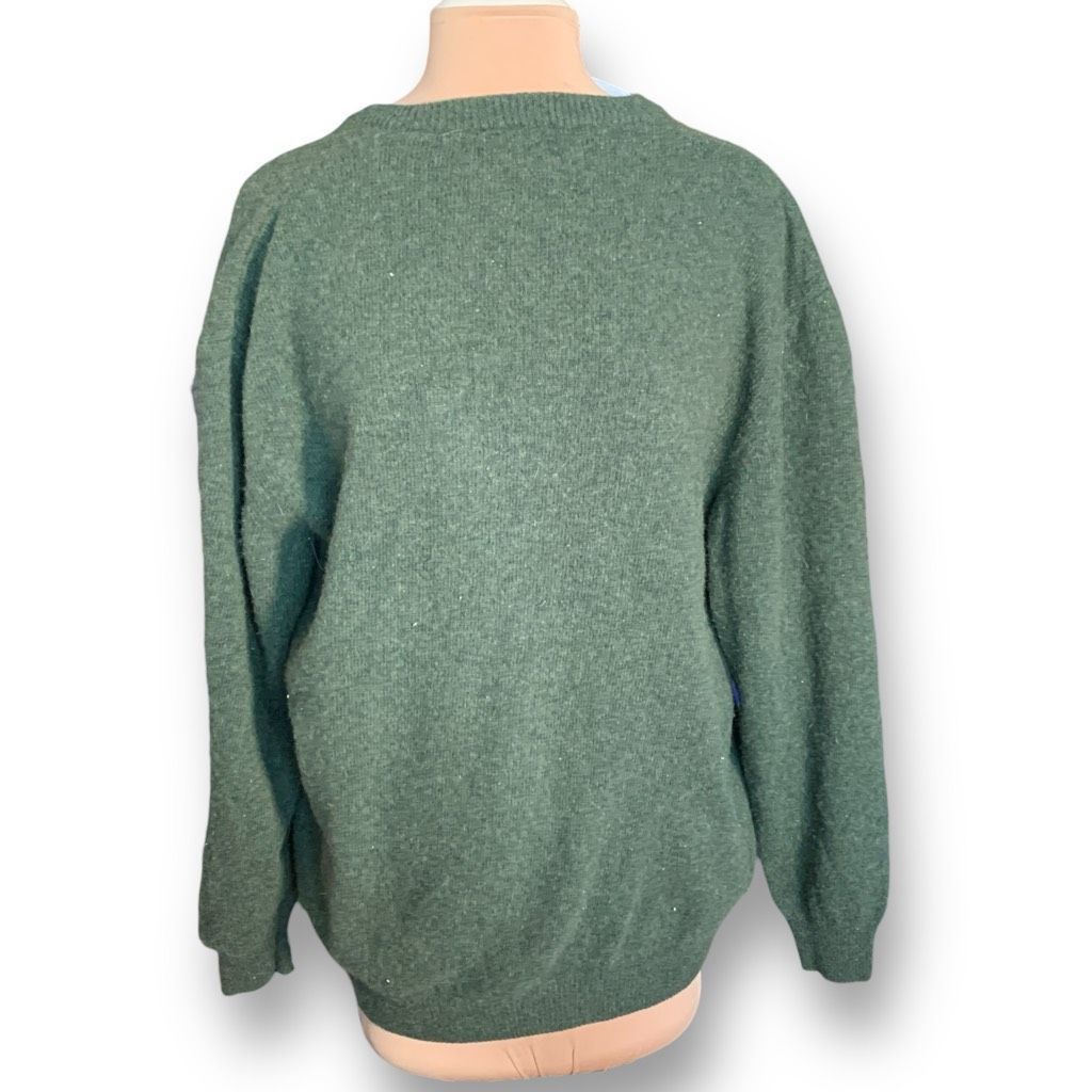 Vintage Vintage Cambridge Classics Green Wool Blend Pullover Knit Vn Size US XXL / EU 58 / 5 - 6 Thumbnail
