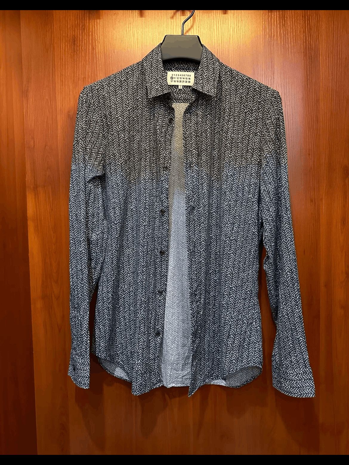 Maison Margiela Sz 48 Maison Margiela Woven Pattern Shirt-
