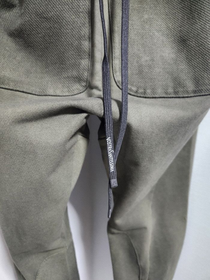 Nostra Santissima Nostrasantissima dark green pantalone Size US 30 / EU 46 - 2 Thumbnail