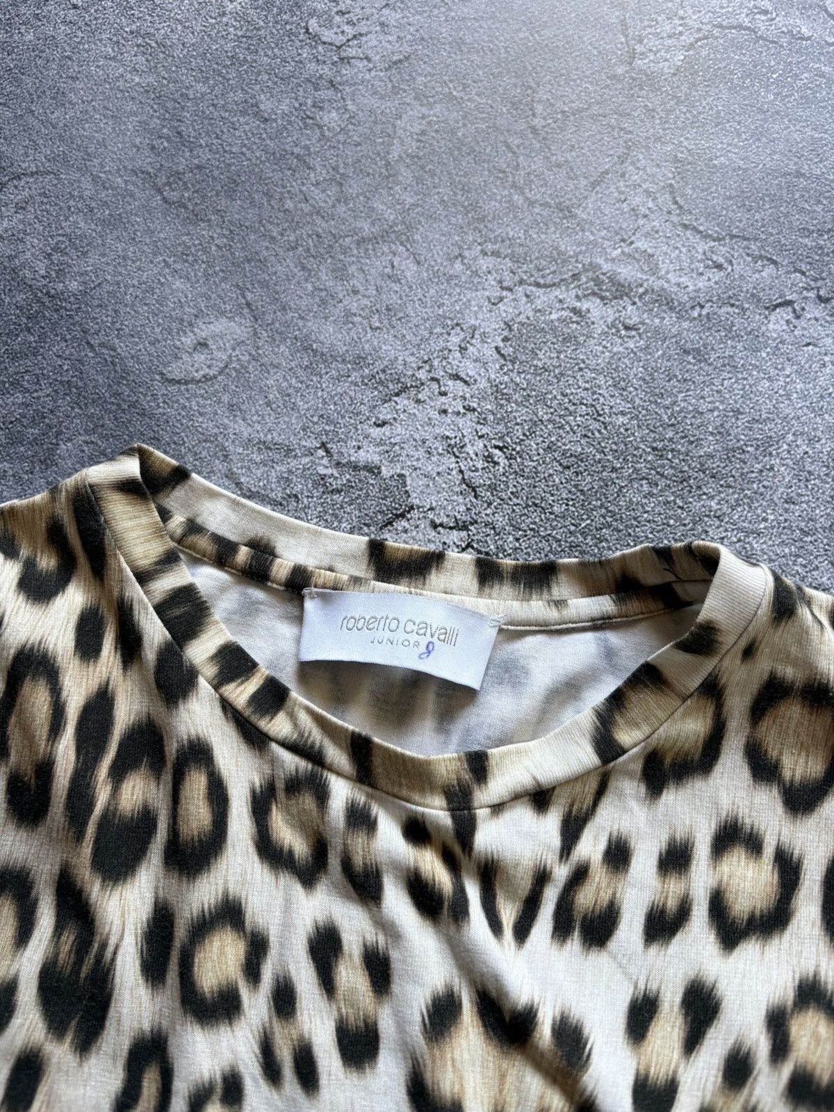 Roberto Cavalli Vintage Roberto Cavalli Luxury Leopard Pattern T Shirt Y2K Size S / US 4 / IT 40 - 8 Thumbnail