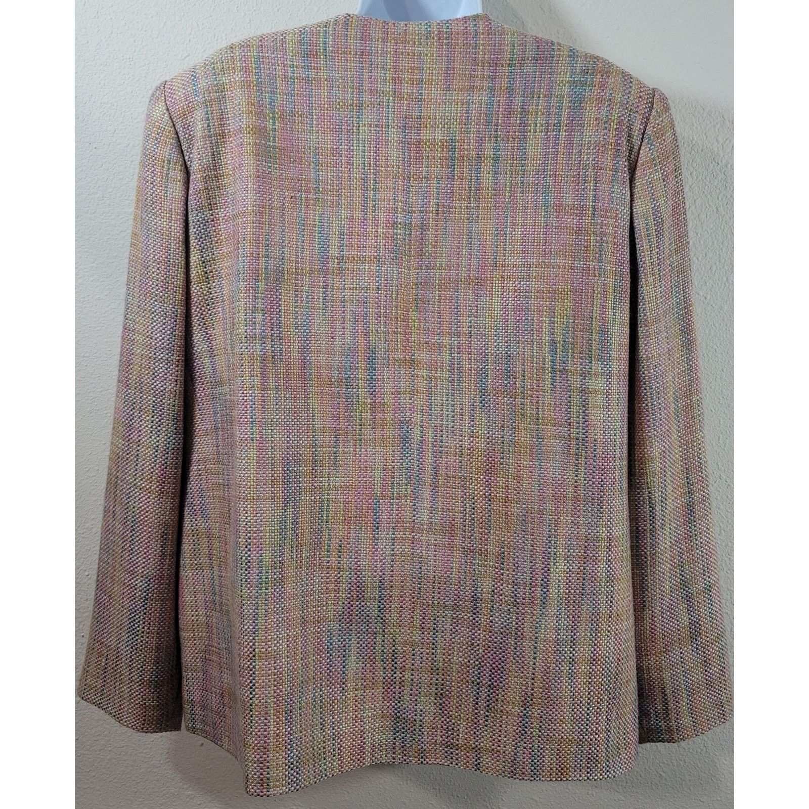 Other VTG Draper's & Damon's Pink Multi Color Button Blazer 16 Size XXL / US 16-18 / IT 52-54 - 2 Thumbnail