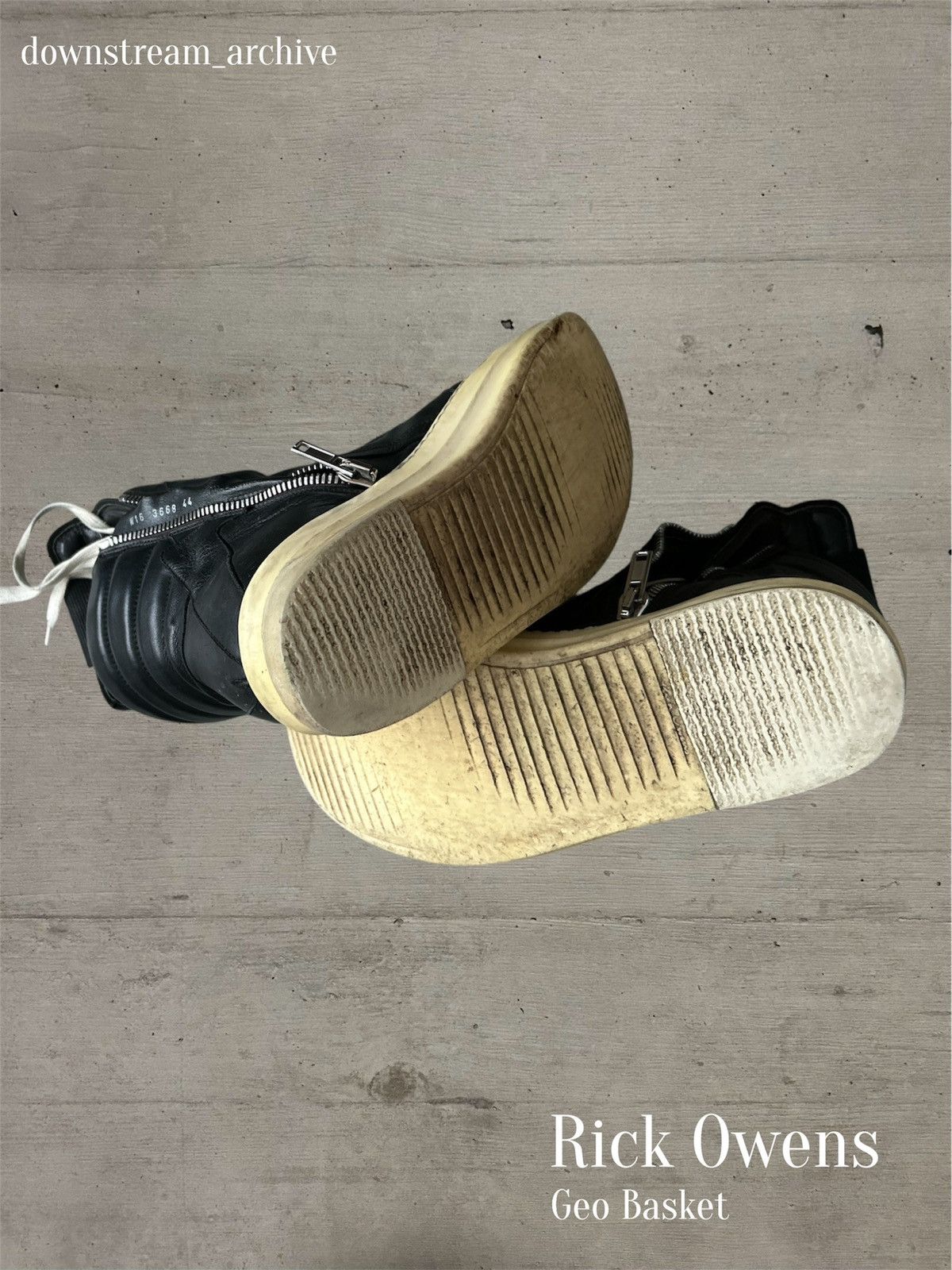 Rick Owens Rick Ownes Geo Basket Size US 11 / EU 44 - 4 Thumbnail