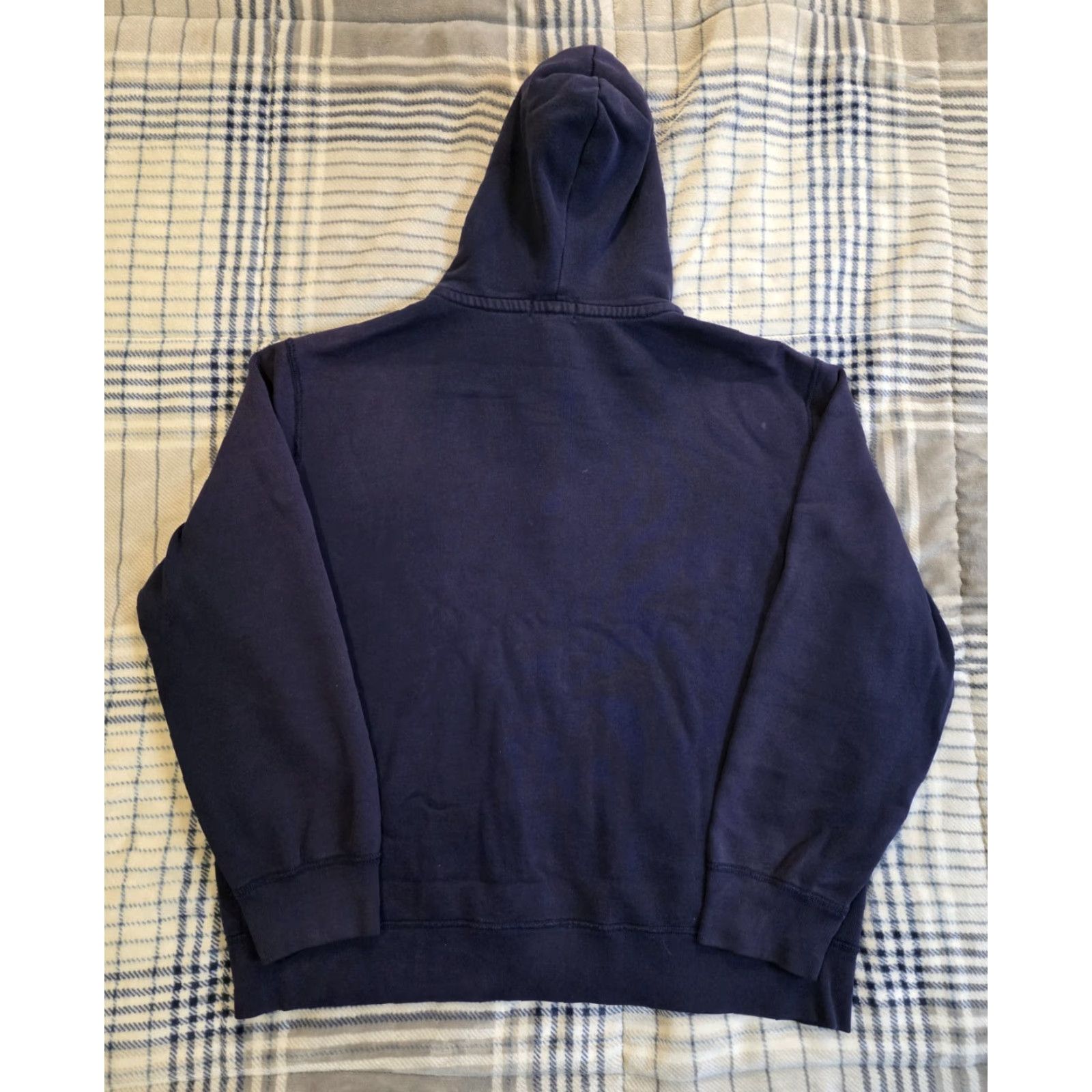 Polo Ralph Lauren VINTAGE Polo Ralph Lauren Hoodie Shirt Navy Blue 2XL Mens Full Zip Waffle Knit Lined Embroidered Logo Zip Pockets Heavyweight Casual Preppy Brands Size US XXL / EU 58 / 5 - 2 Thumbnail