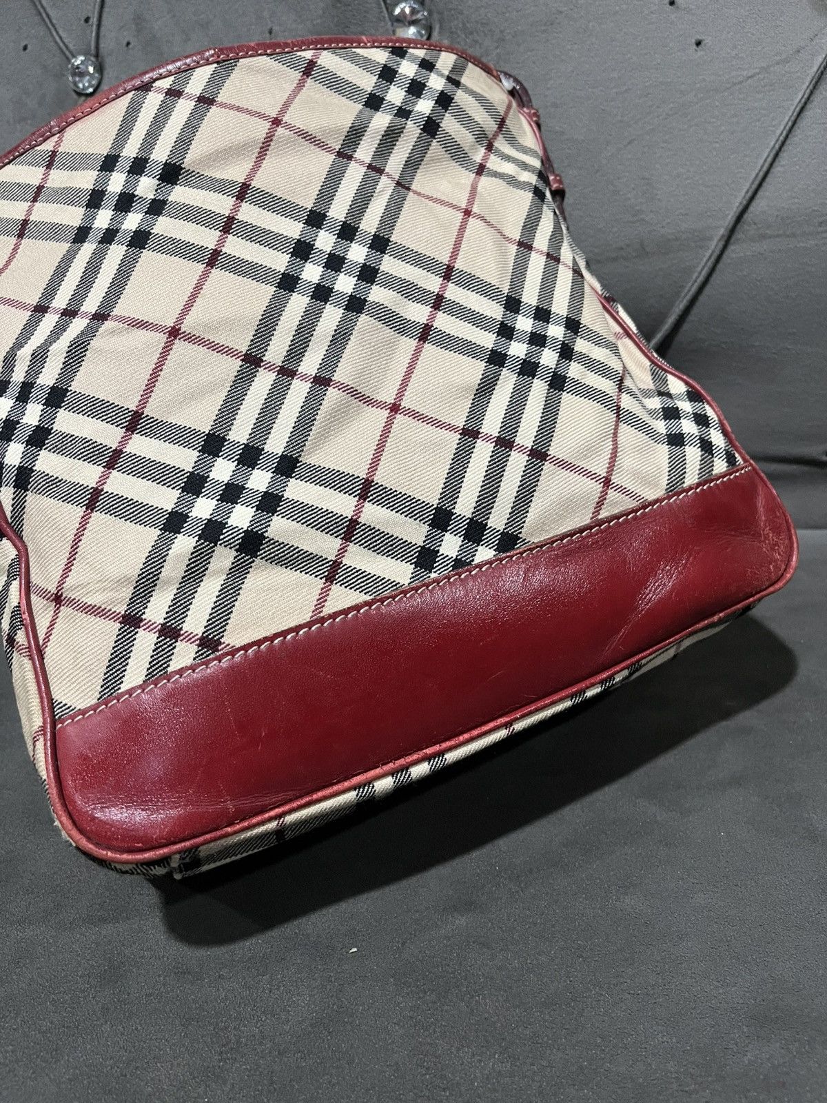 Burberry Auth BURBERRY Nova Check Blue Label Shoulder Bag Canvas Size ONE SIZE - 12 Thumbnail