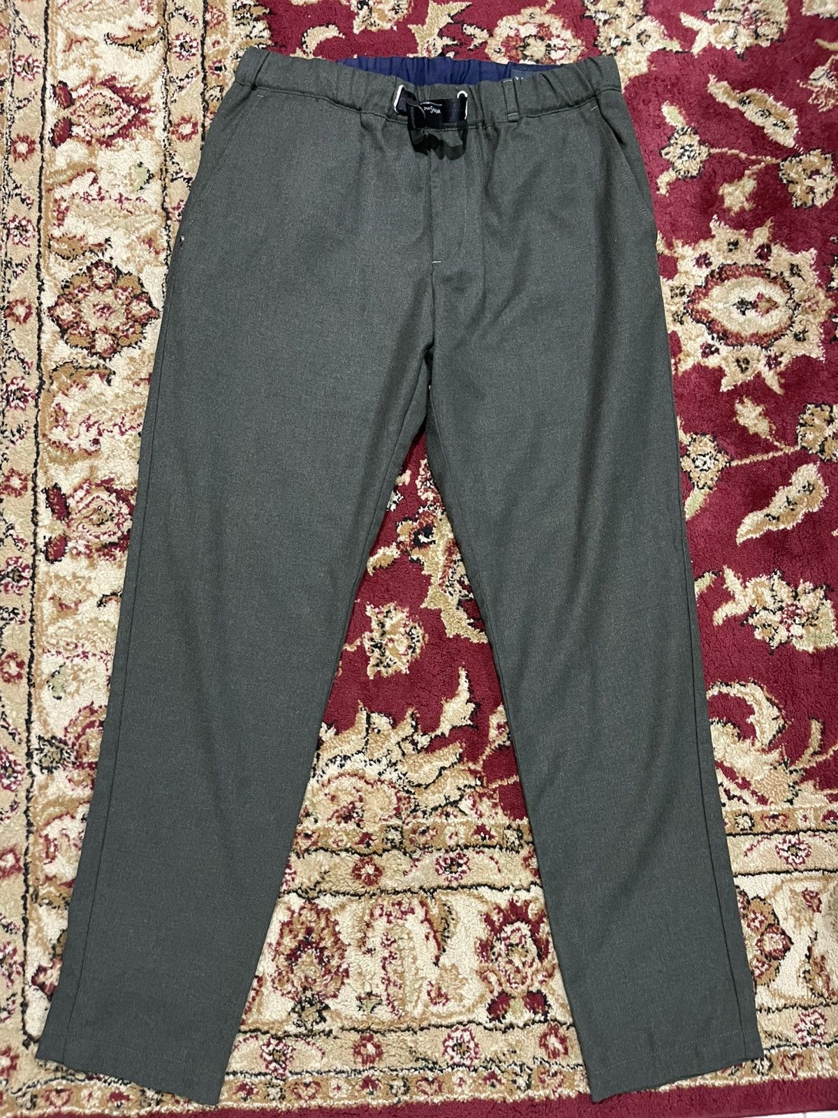 Other Dark Green soft pant made in Italy boutique White Sand Size US 32 / EU 48 - 1 Thumbnail
