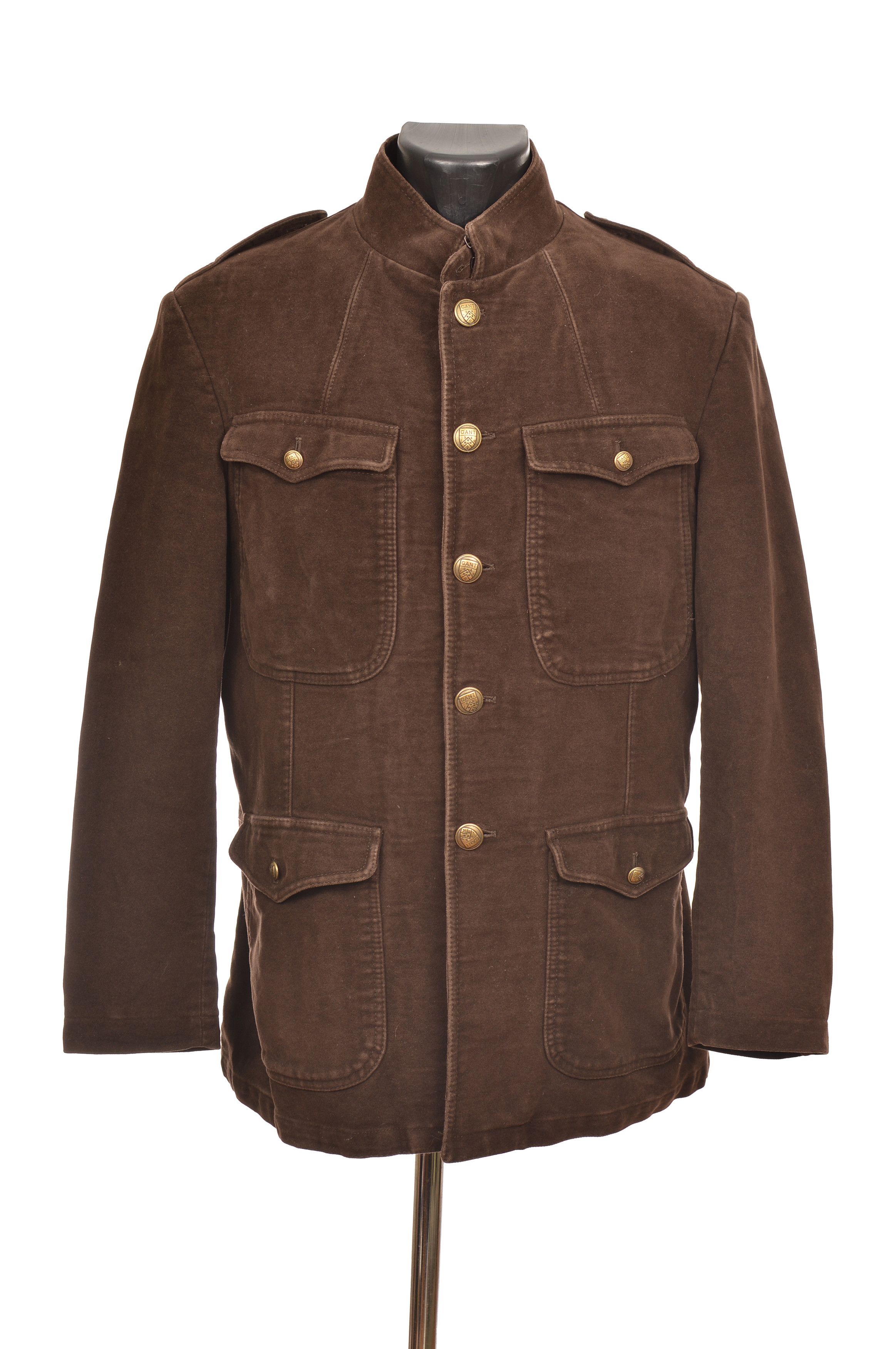 Gant DDP Gant Safari Brown Cotton Jacket Size US L / EU 52-54 / 3 - 1 Thumbnail
