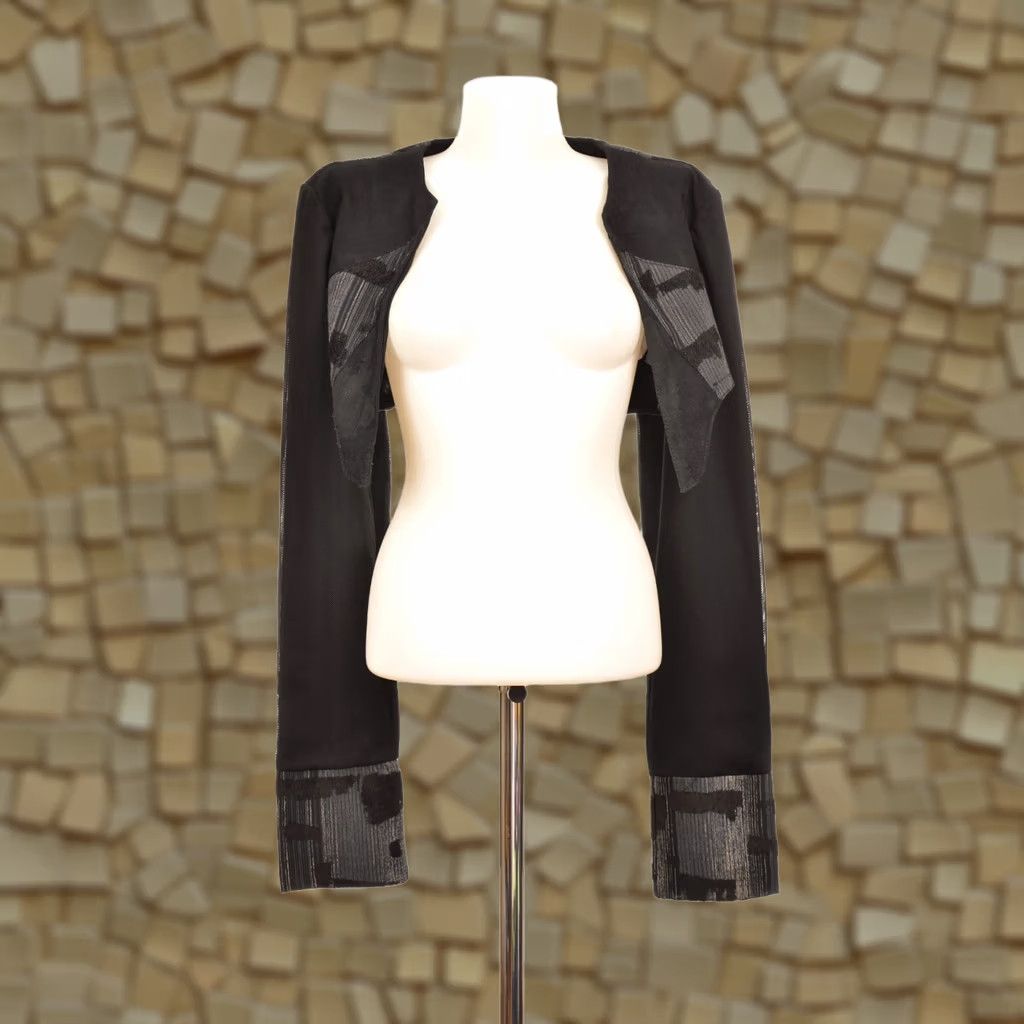 Vintage OHDD Coprispalla Vintage Bolero Top Blouse Women EU 32 Black Mens? Size XXS / US 00 / IT 34 - 1 Thumbnail