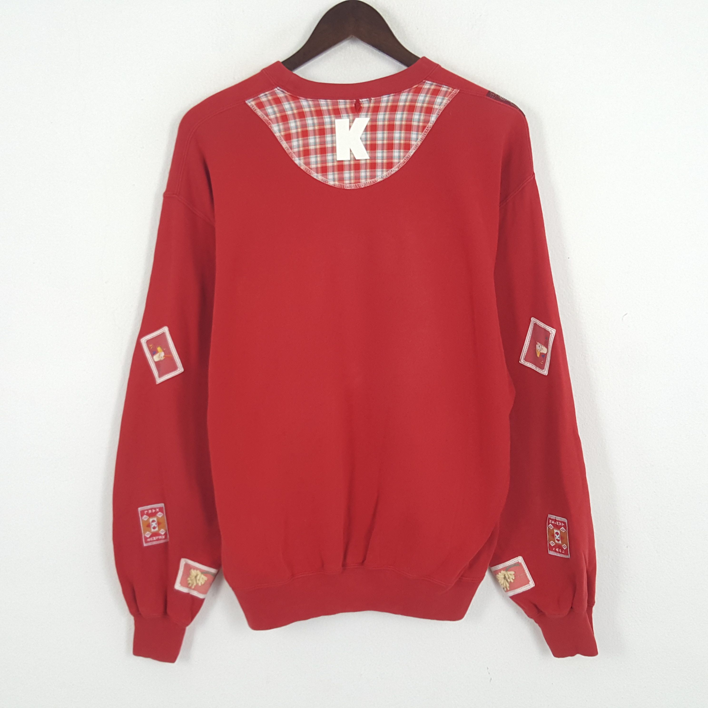 Karl Helmut × Vintage Vintage Karl Helmut Patchwork Sweatshirt Size US L / EU 52-54 / 3 - 3 Thumbnail