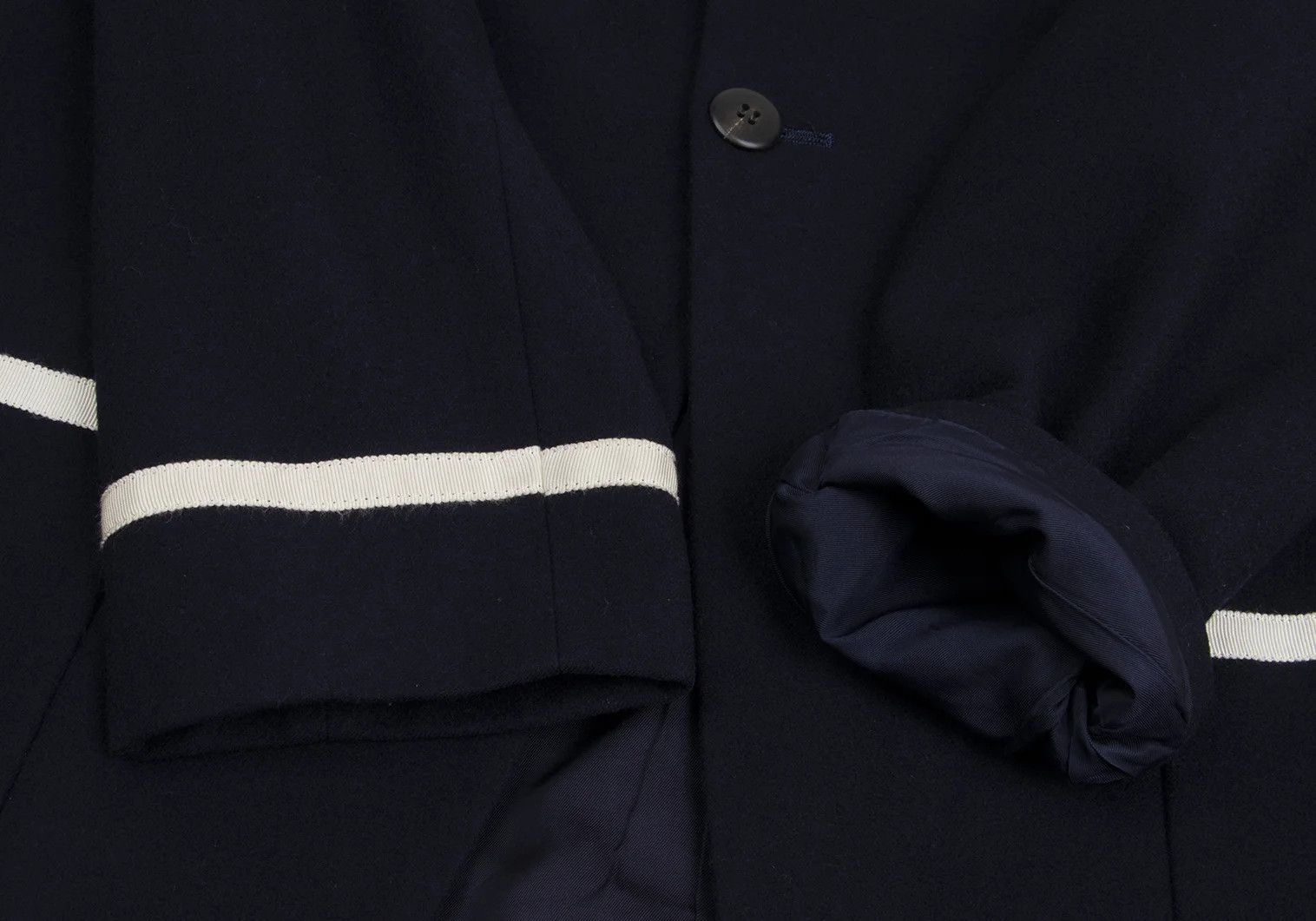 Yohji Yamamoto Yohji Yamamoto Doublure Wool Jacket Navy M Size US M / EU 48-50 / 2 - 7 Thumbnail