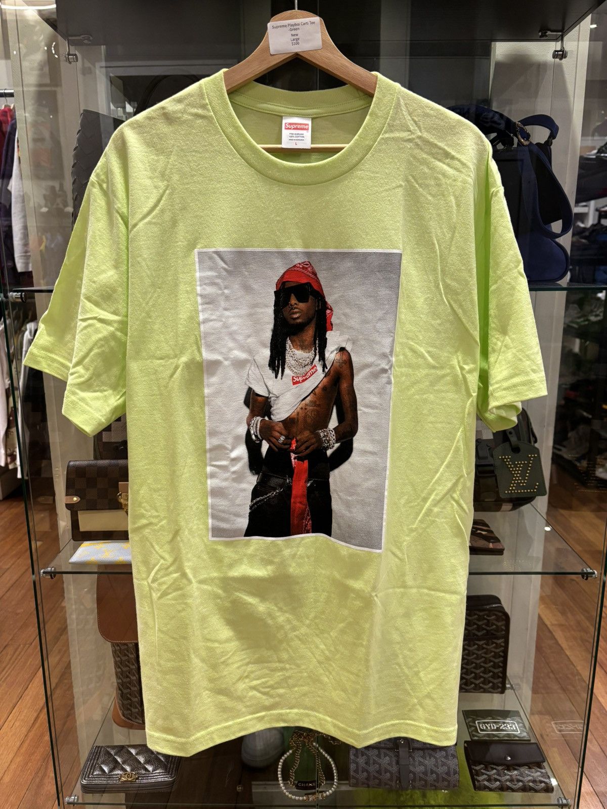Supreme Supreme Playboi Carti Tee - Green Size US L / EU 52-54 / 3 - 1 Thumbnail