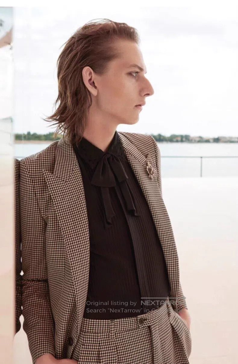 Saint Laurent Paris Saint Laurent Paris Houndstooth Wool Suit Size US S / EU 44-46 / 1 - 6 Thumbnail