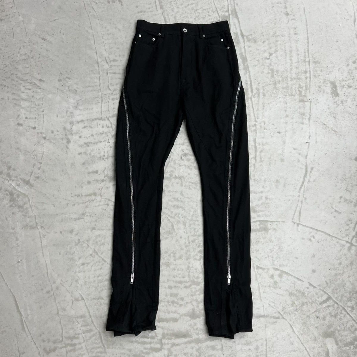 Rick Owens Bolan Banana high-rise slim-fit Jeans | Black